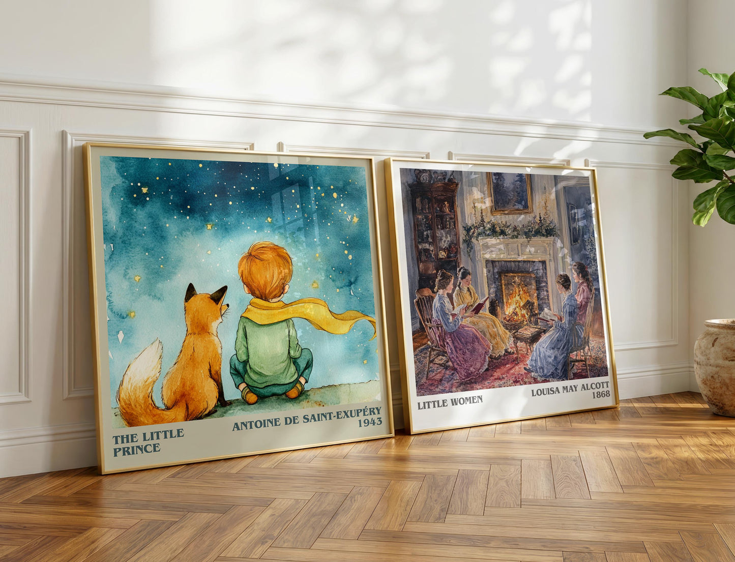 The Little Prince book poster packaging – museum-quality print rolled in protective tube