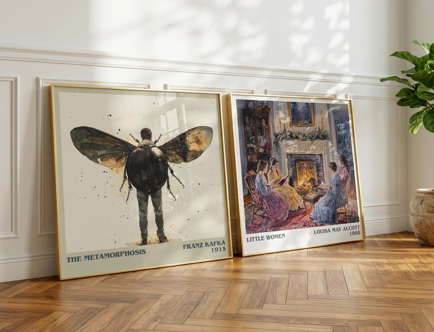 Metamorphosis book poster packaging – museum-quality print rolled in protective tube