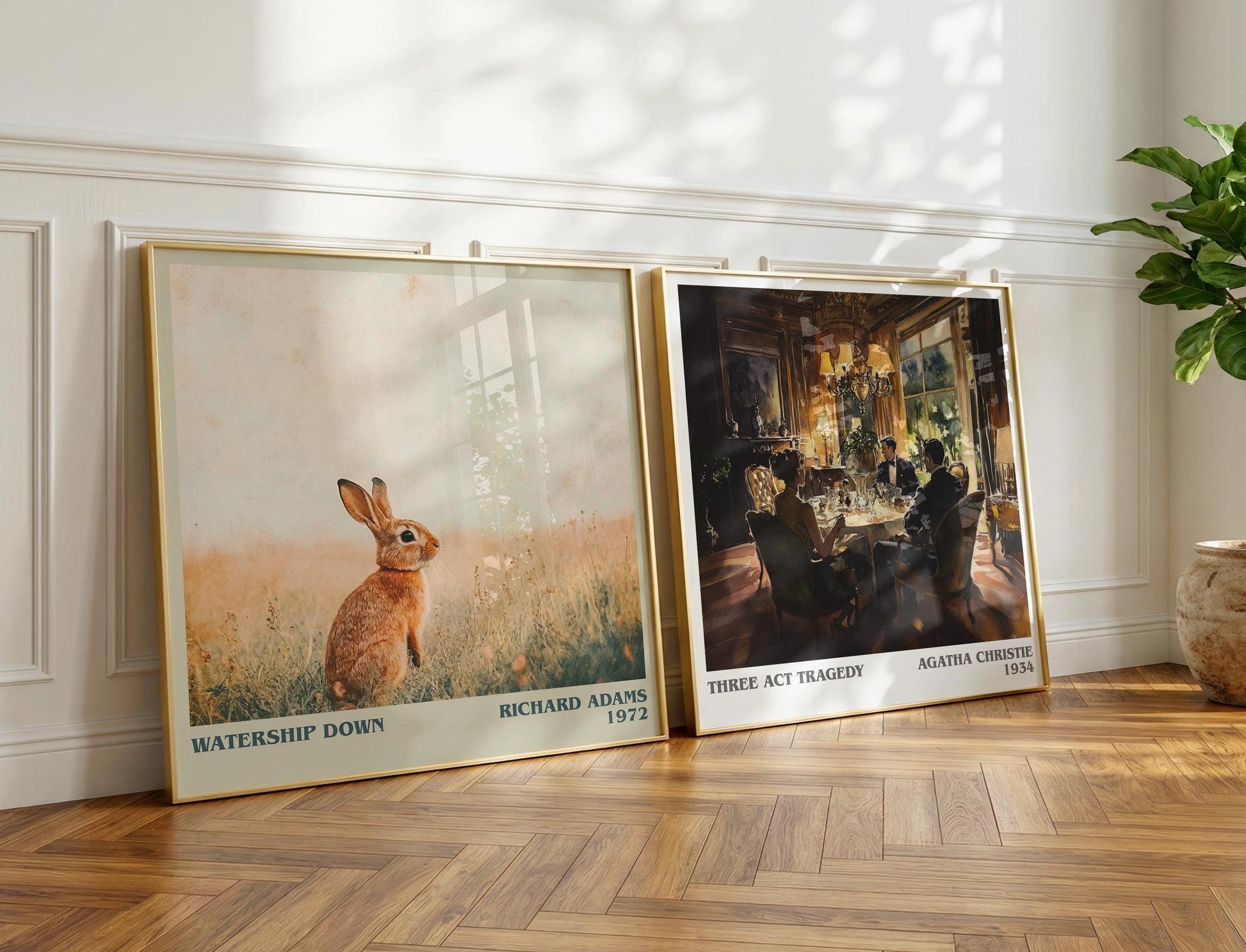 Watership Down book poster packaging – museum-quality print rolled in protective tube