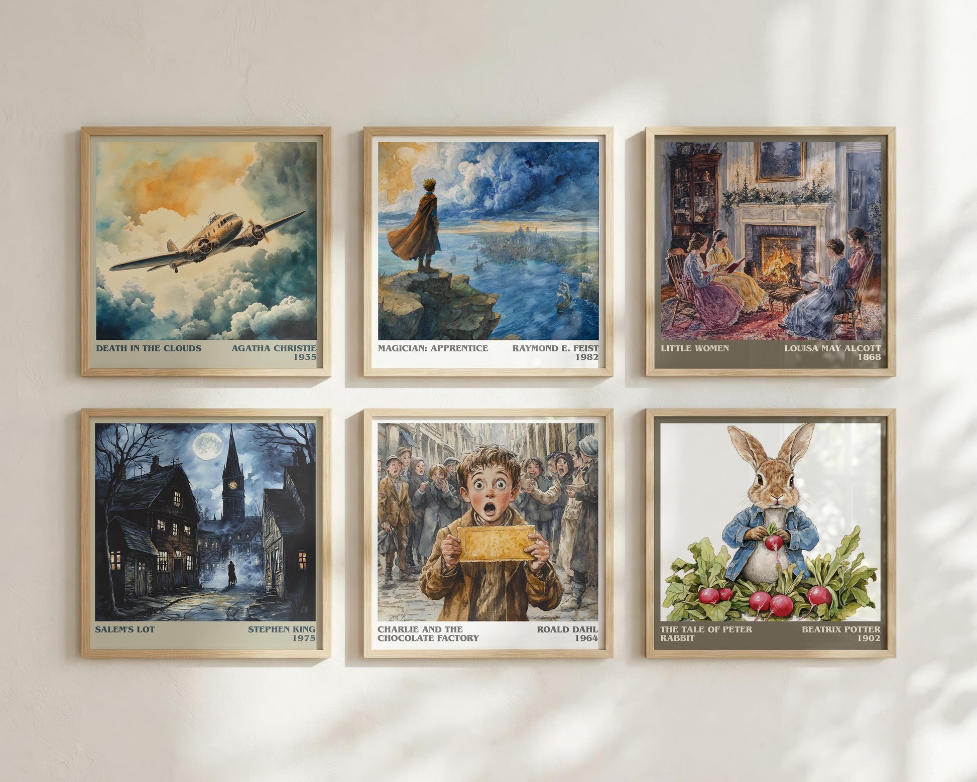 Charlie And The Chocolate Factory by Roald Dahl | Book Poster | Literary Art Gift For Book Lover | Novel Inspired Wall Art | Free Delivery