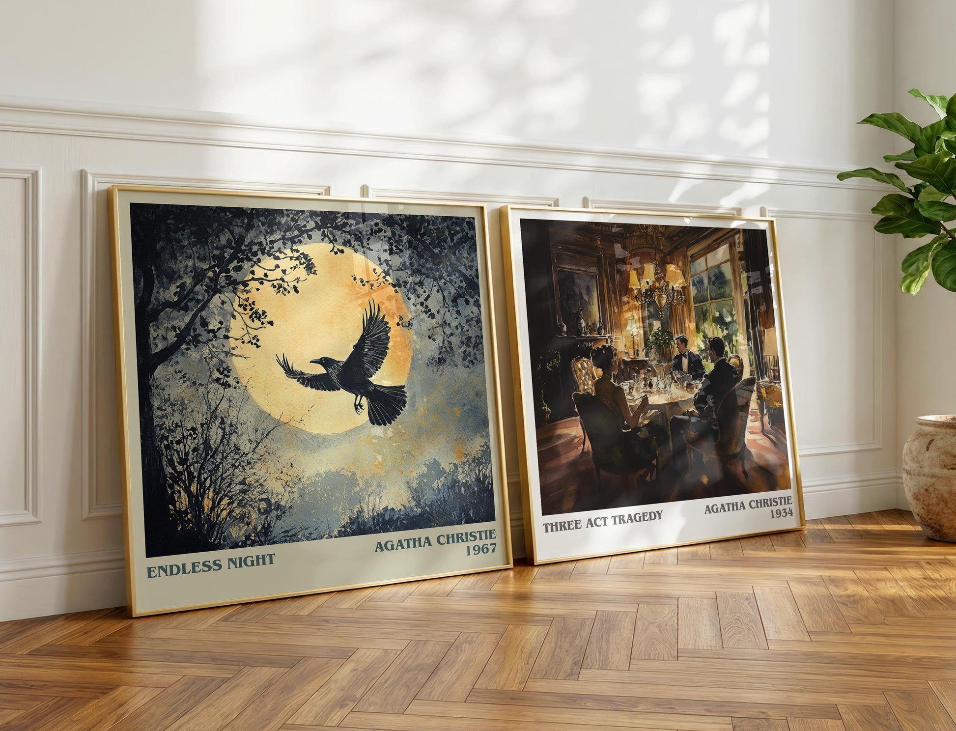 Endless Night book poster packaging – museum-quality print rolled in protective tube