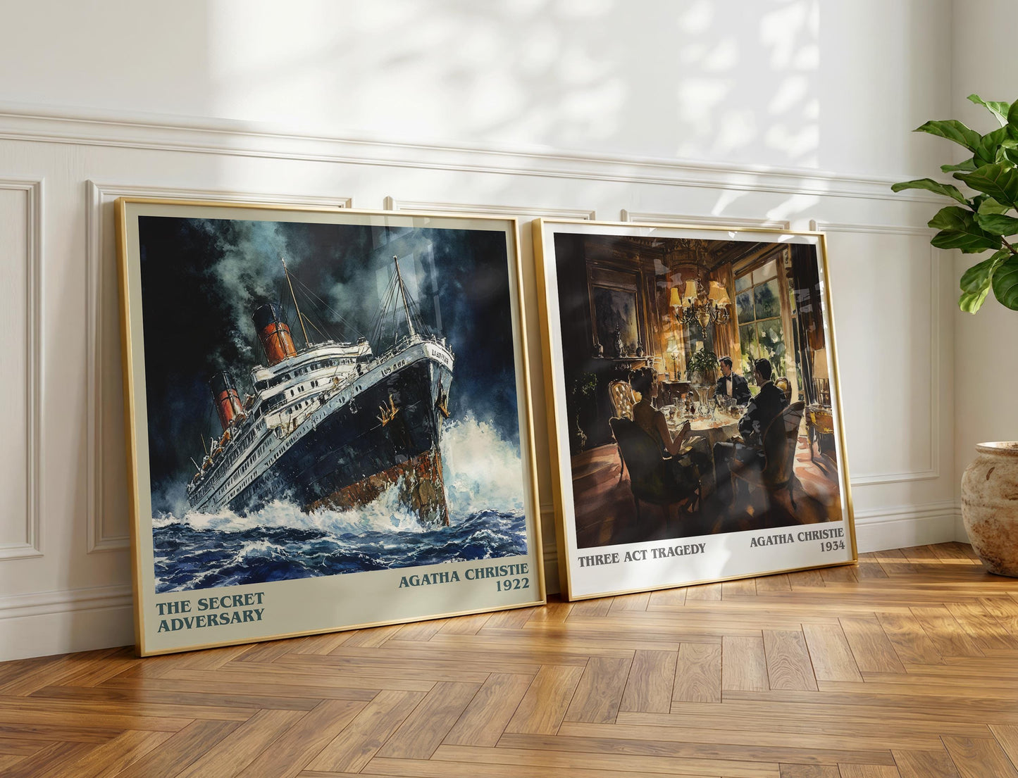 The Secret Adversary book poster packaging – museum-quality print rolled in protective tube