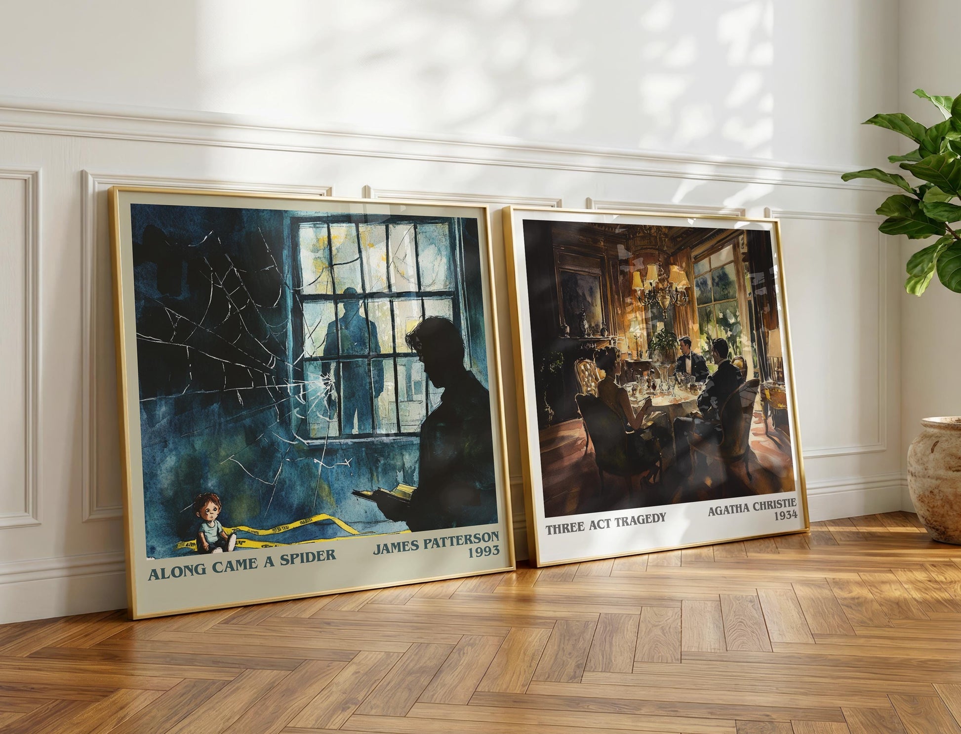 Along Came a Spider book poster packaging – museum-quality print rolled in protective tube