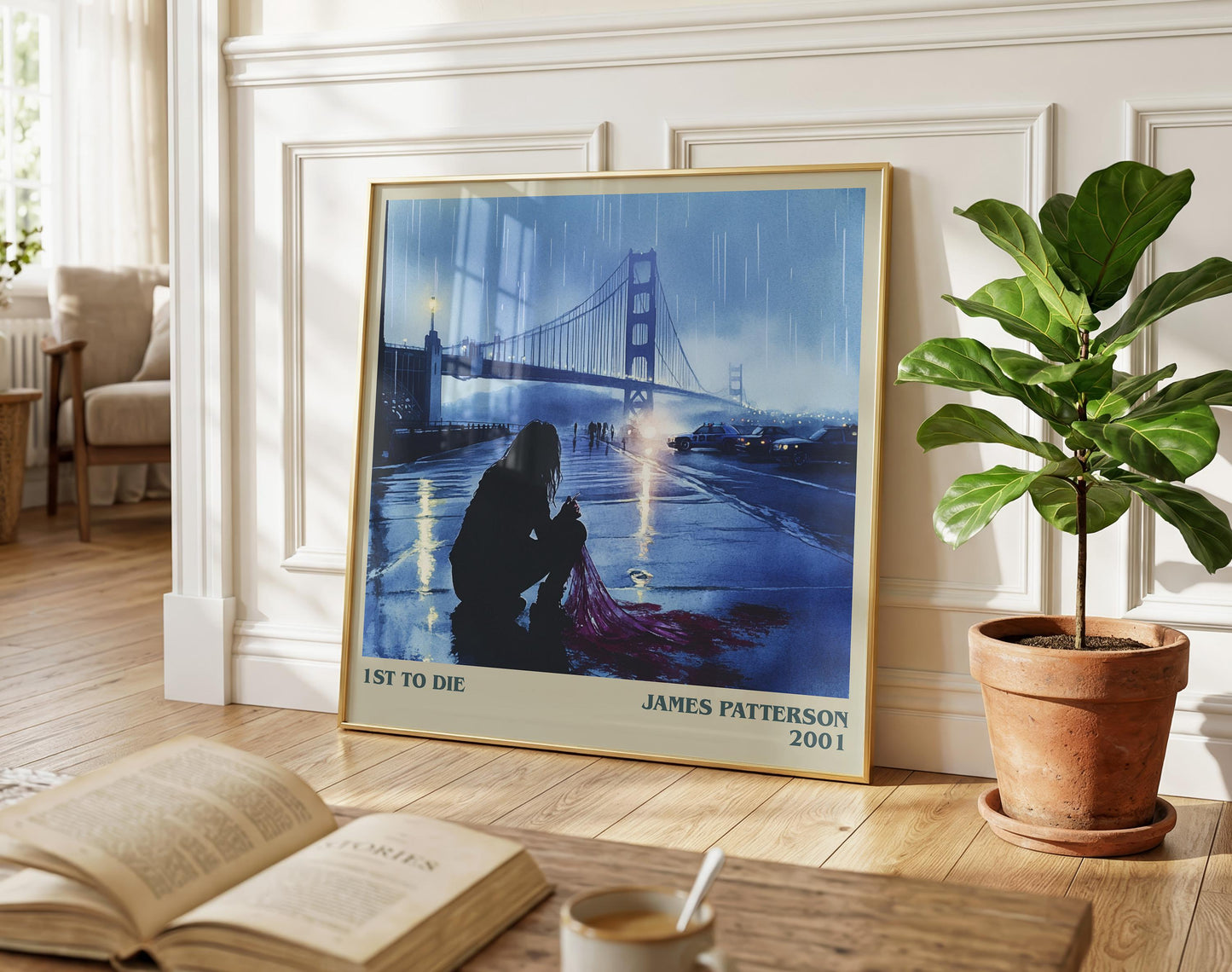 First To Die literary poster paired in gallery wall – literary art prints