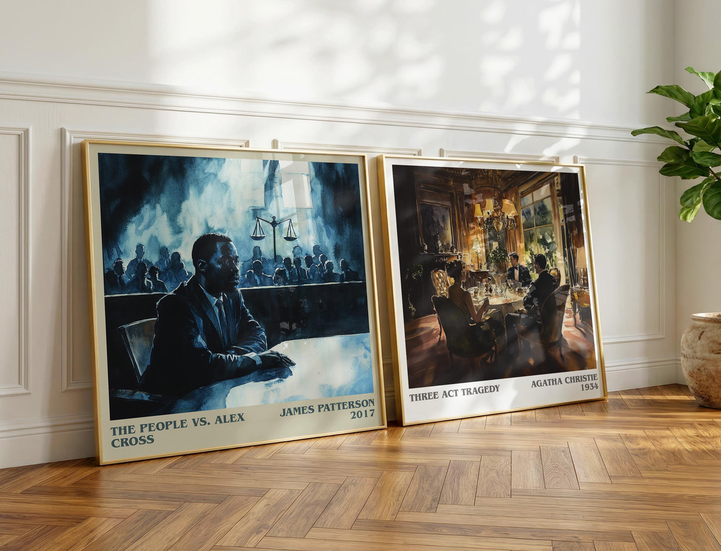 The People Vs. Alex Cross book poster packaging – museum-quality print rolled in protective tube