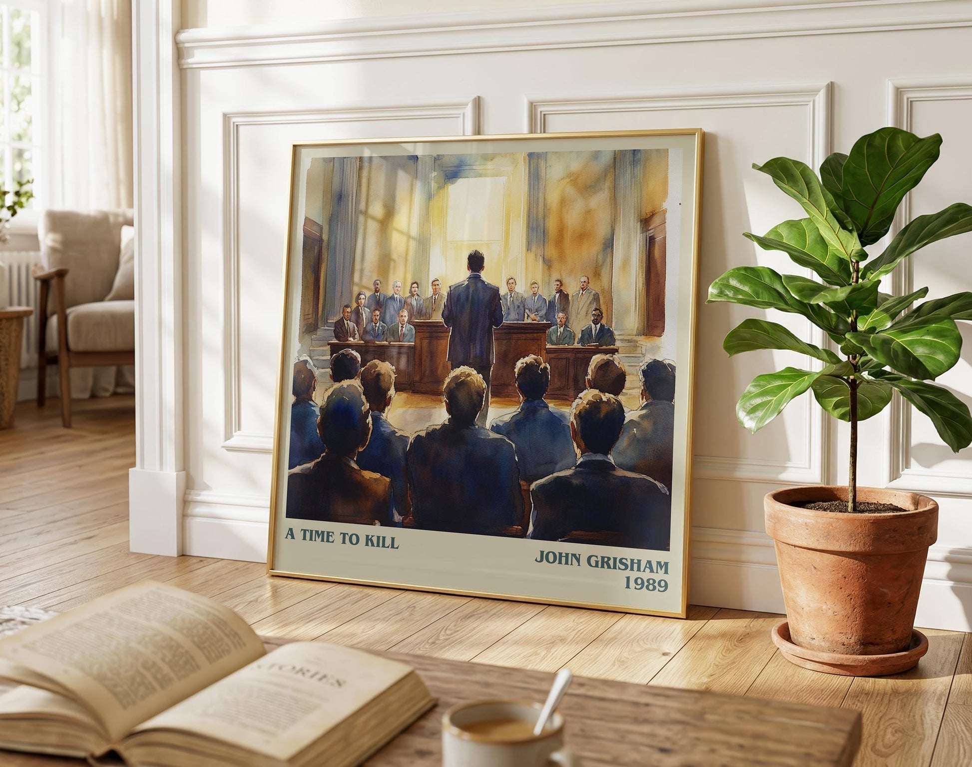 A Time to Kill literary poster paired in gallery wall – literary art prints