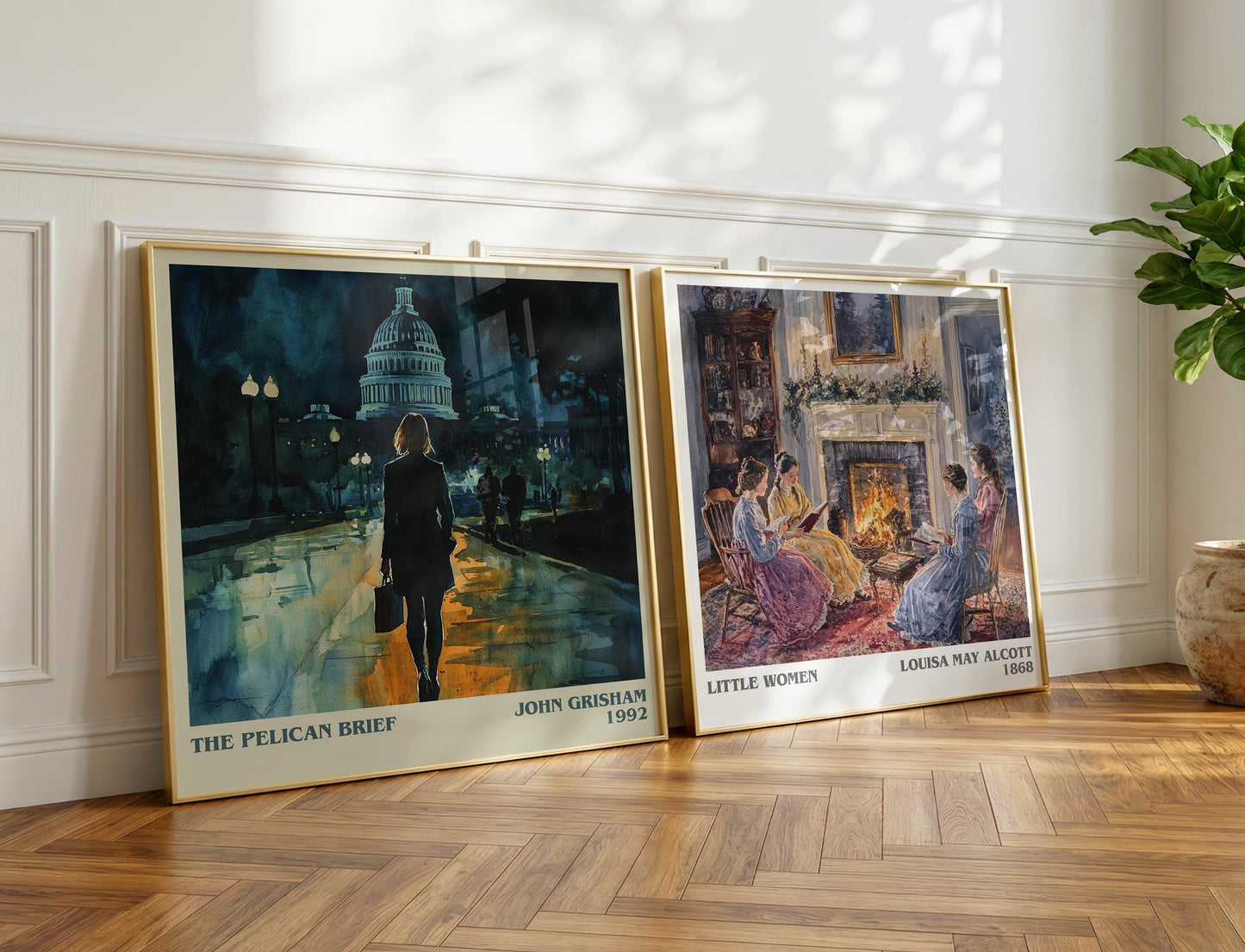 The Pelican Brief book poster packaging – museum-quality print rolled in protective tube