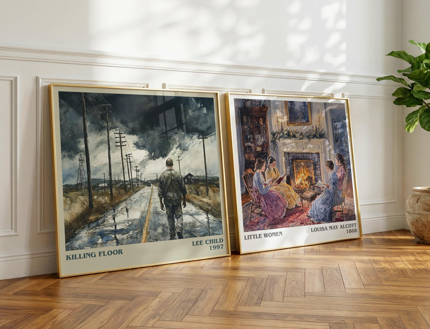 Killing Floor book poster packaging – museum-quality print rolled in protective tube