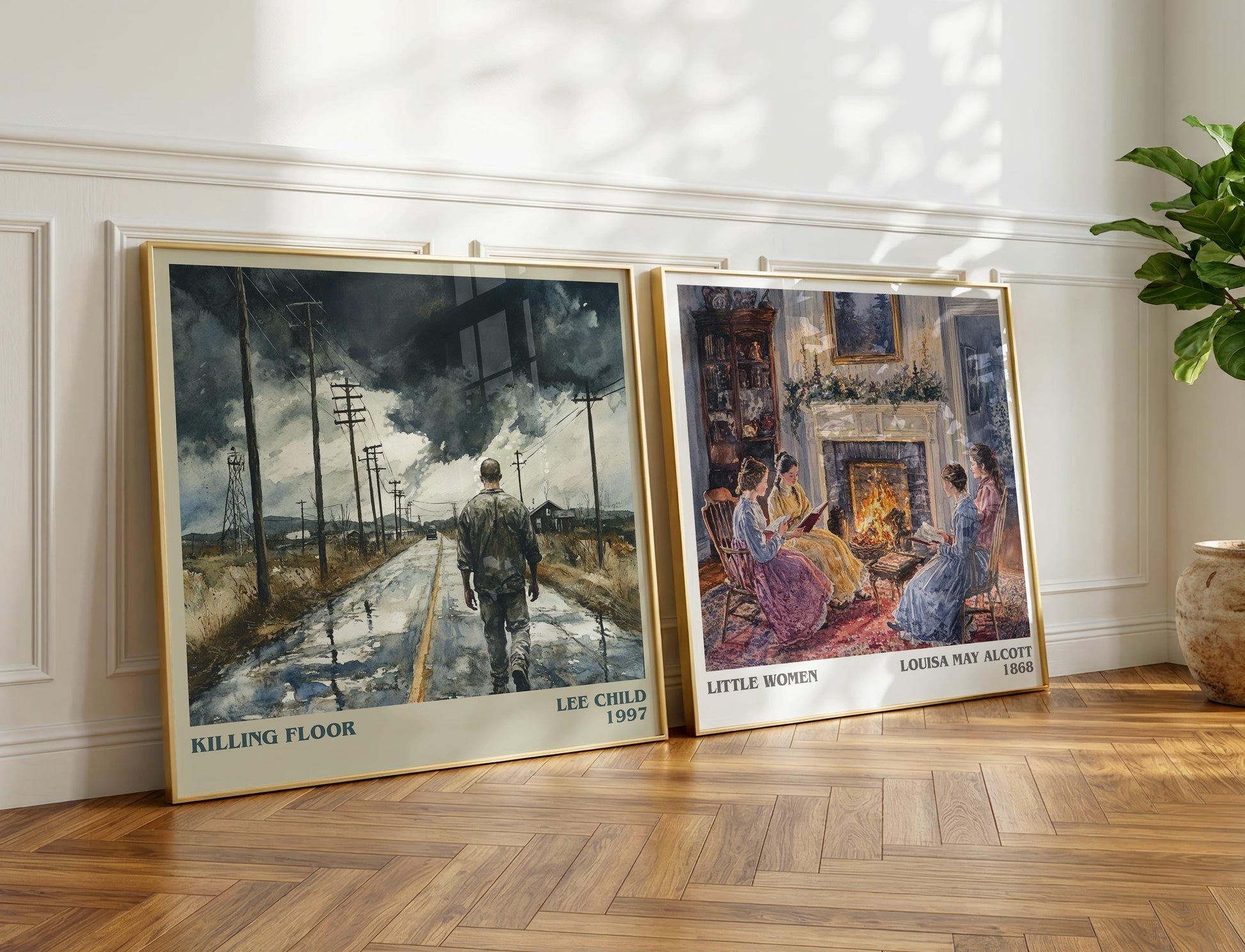 Killing Floor book poster packaging – museum-quality print rolled in protective tube
