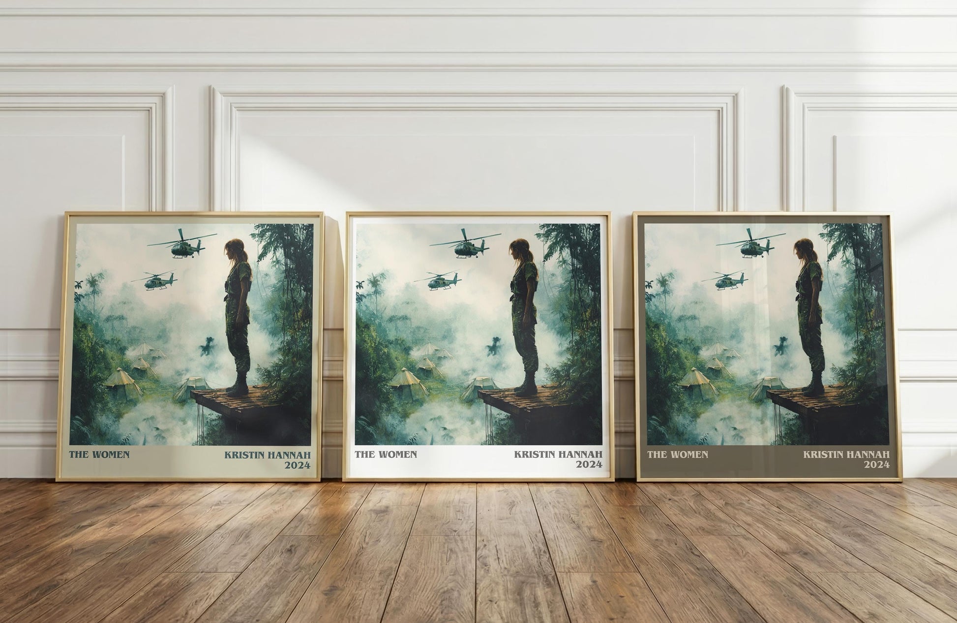 The Women literary print framed by window – literary home decor