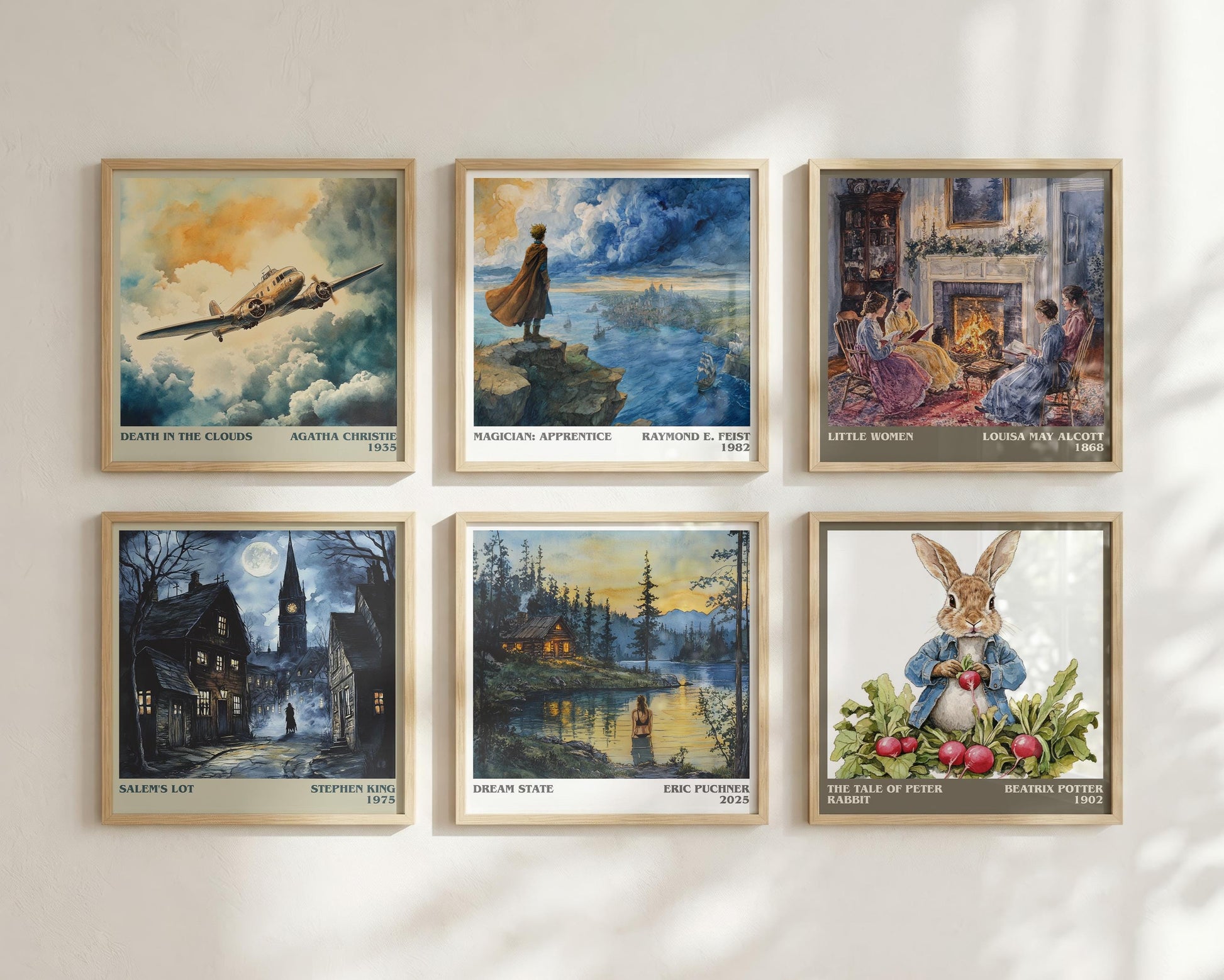Dream State literary book poster framed on wall – historical fiction wall art