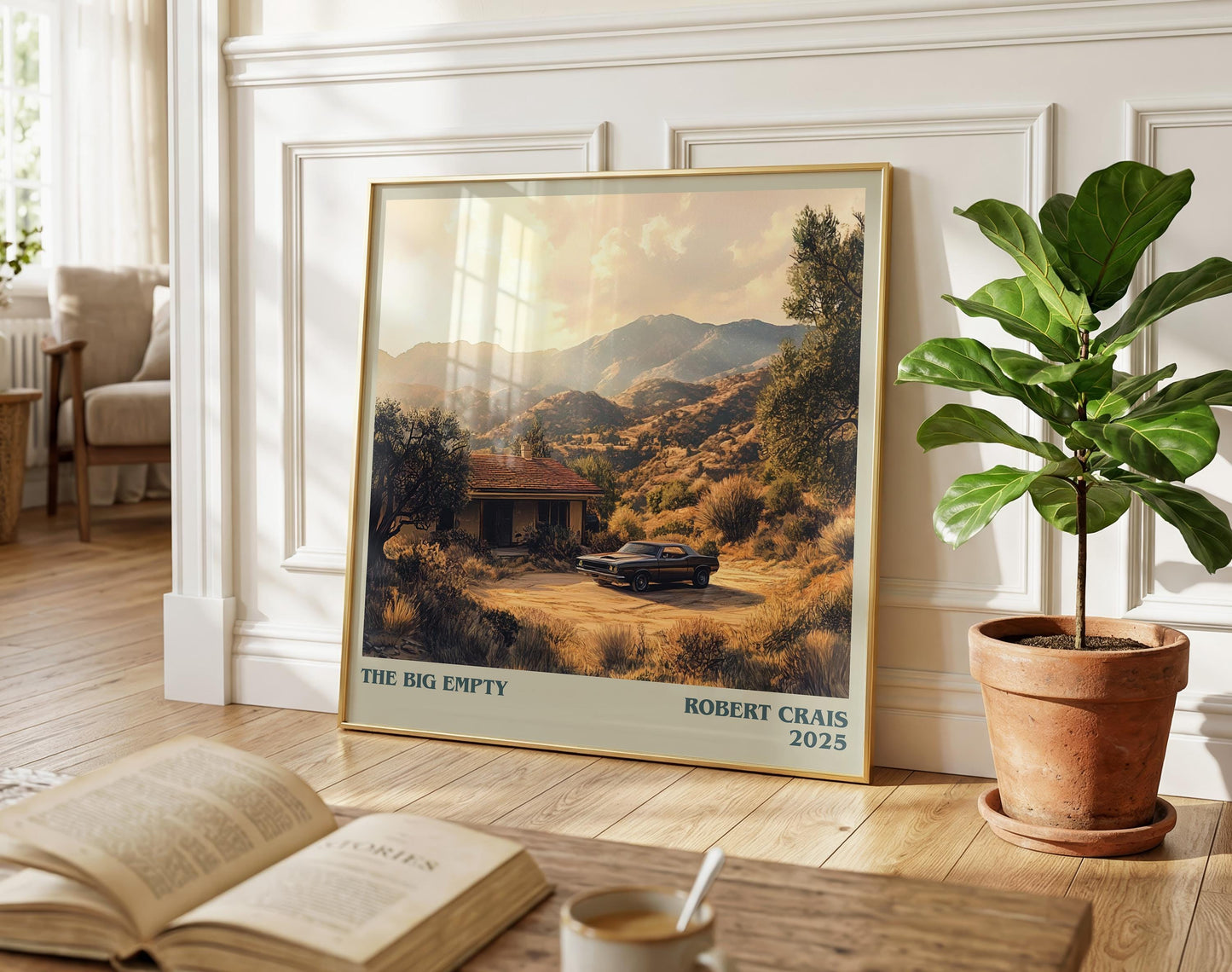 The Big Empty literary poster paired in gallery wall – literary art prints