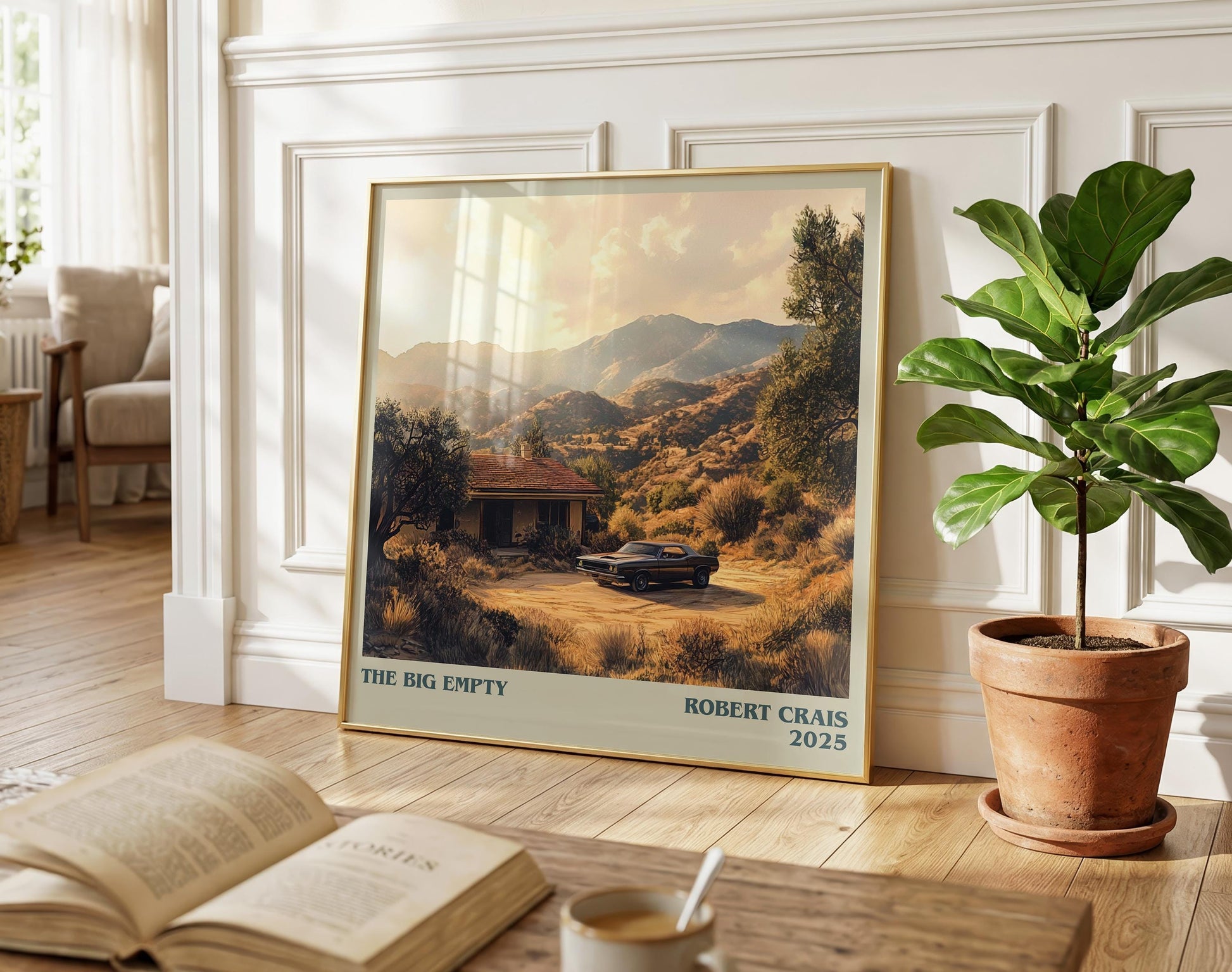 The Big Empty literary poster paired in gallery wall – literary art prints