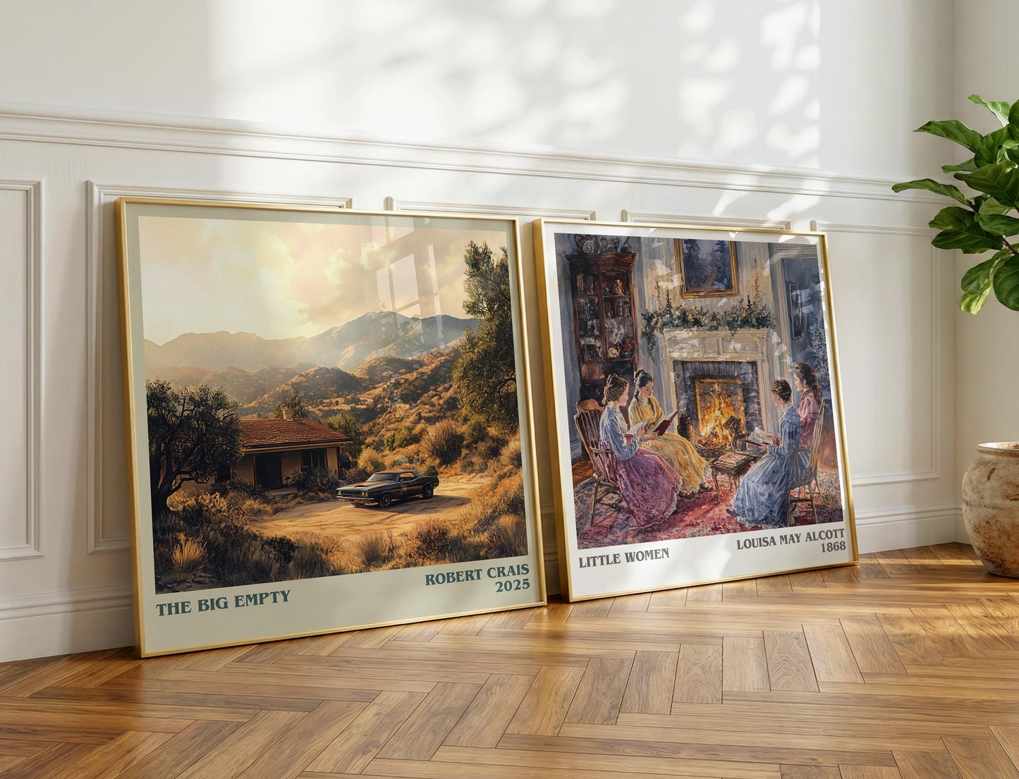 The Big Empty book poster packaging – museum-quality print rolled in protective tube