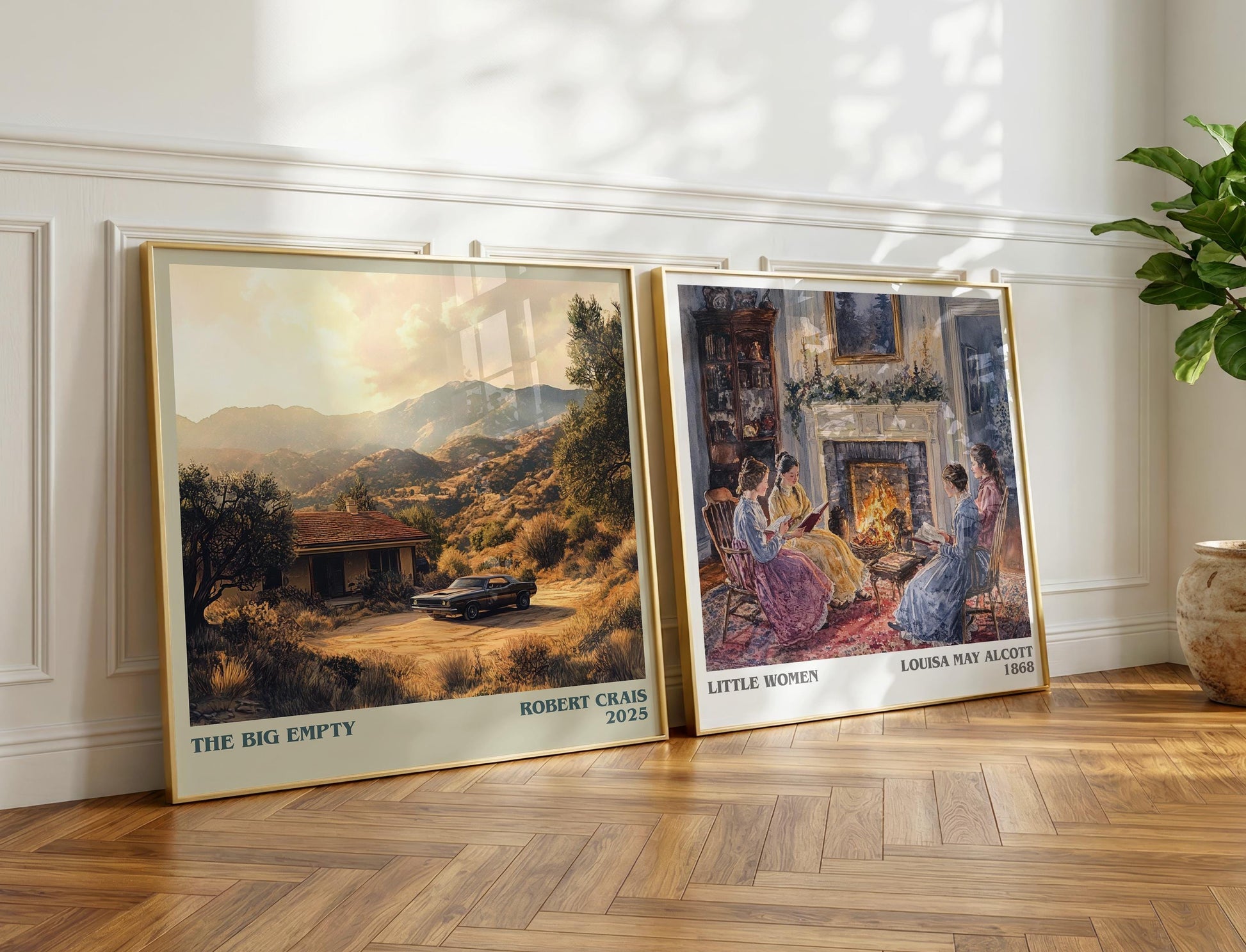 The Big Empty book poster packaging – museum-quality print rolled in protective tube