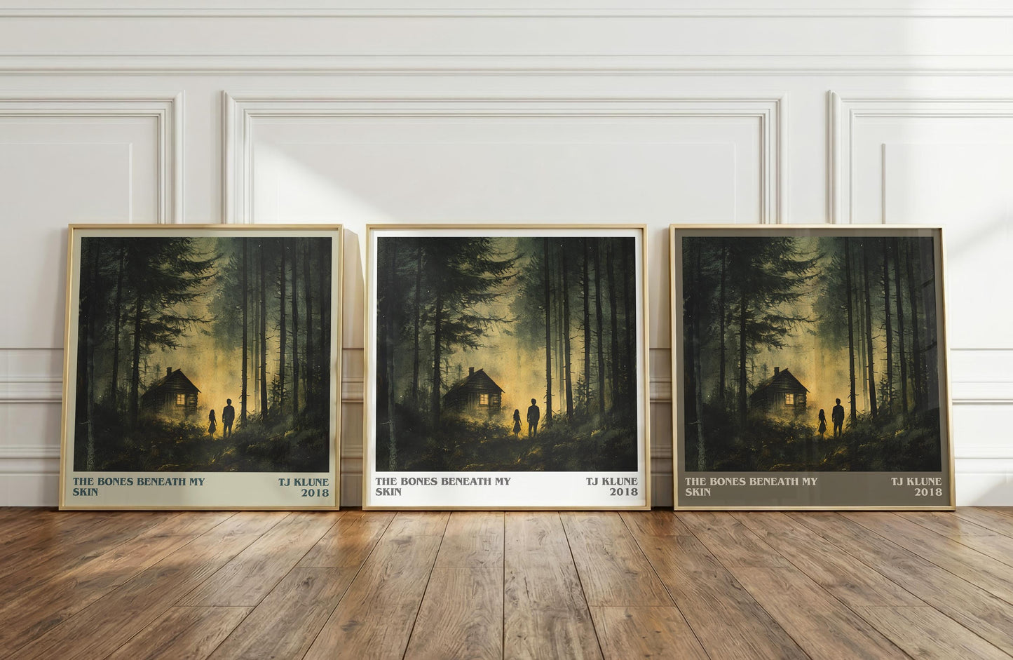 The Bones Beneath My Skin literary art print colour and style options – Tj Klune book art