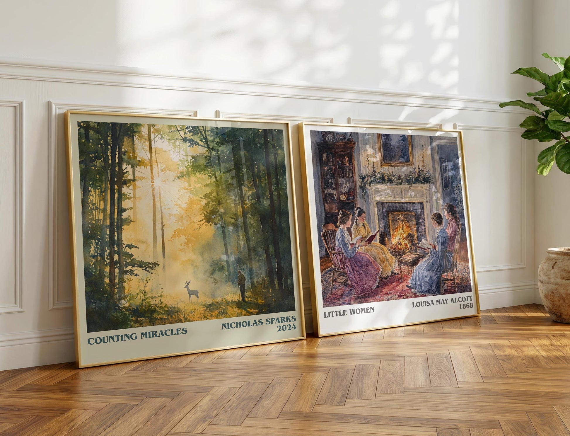 Counting Miracles book poster packaging – museum-quality print rolled in protective tube