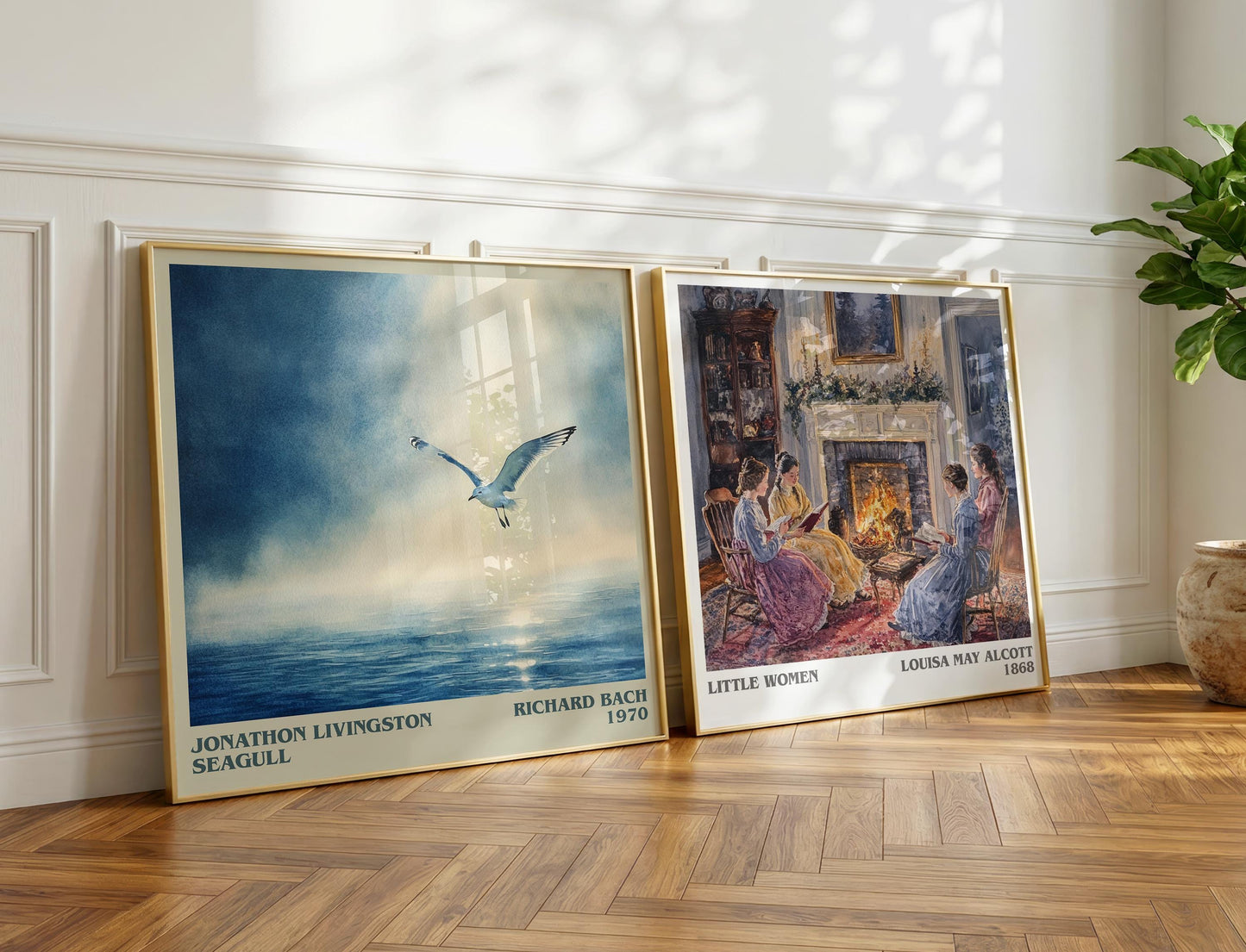 Jonathan Livingston Seagull book poster packaging – museum-quality print rolled in protective tube