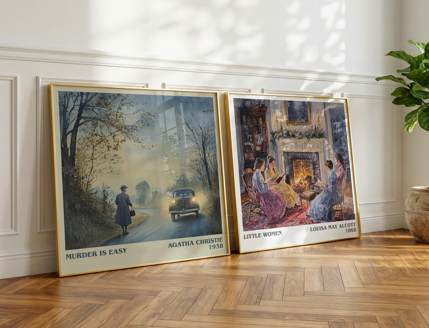 Dumb Witness book poster packaging – museum-quality print rolled in protective tube