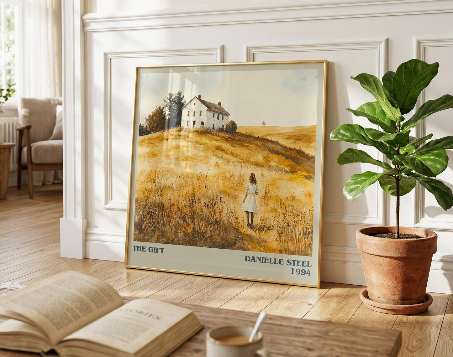 The Gift literary poster paired in gallery wall – literary art prints
