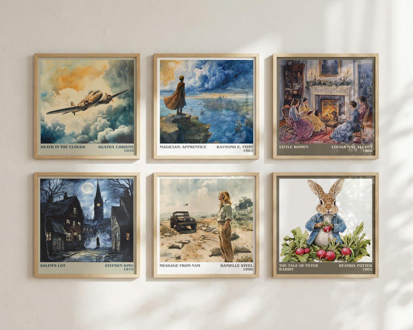 Message From Nam by Danielle Steel | Book Poster | Literary Art Gift For Book Lover | Novel Inspired Wall Art | Free Delivery