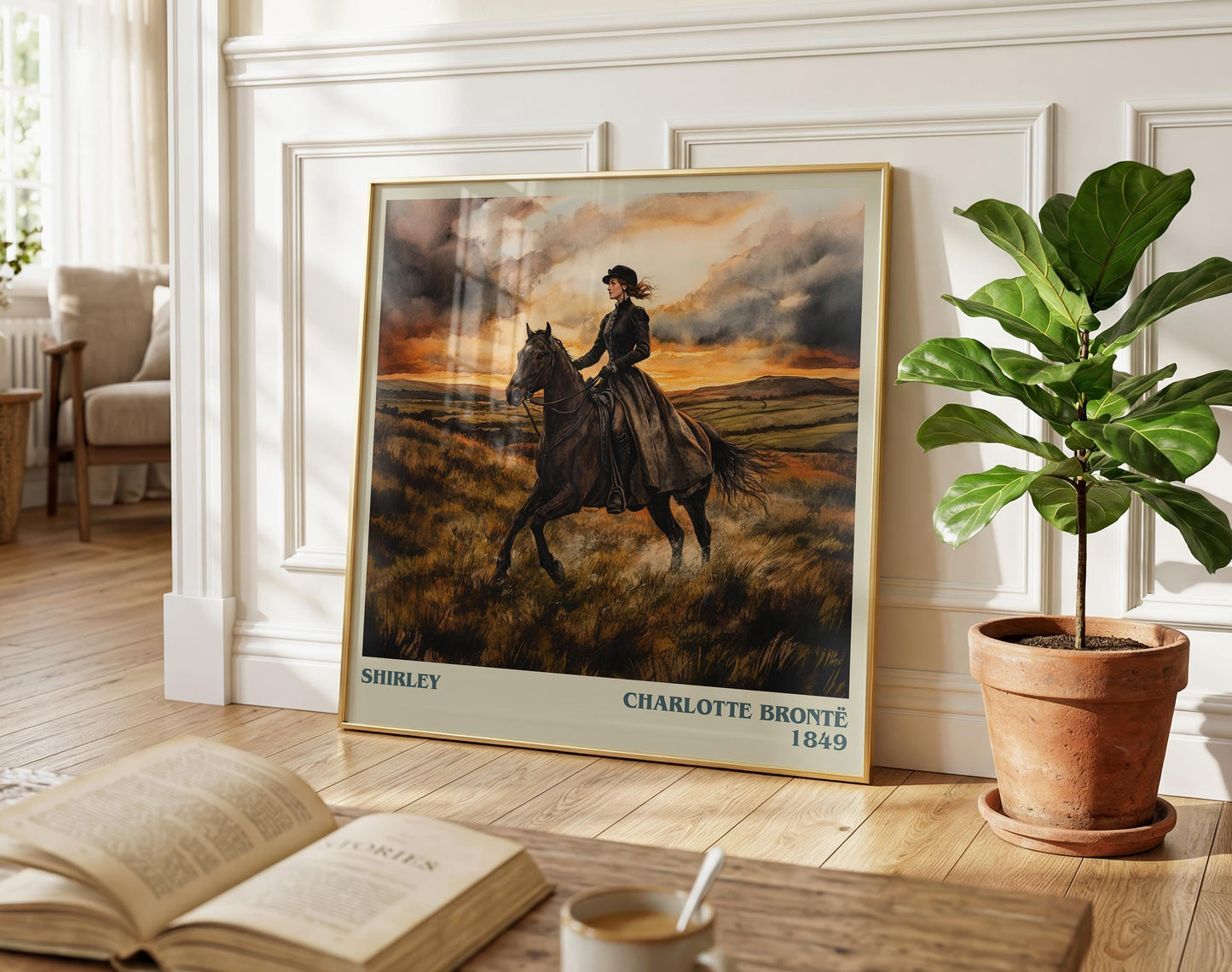 Shirley literary poster paired in gallery wall – literary art prints