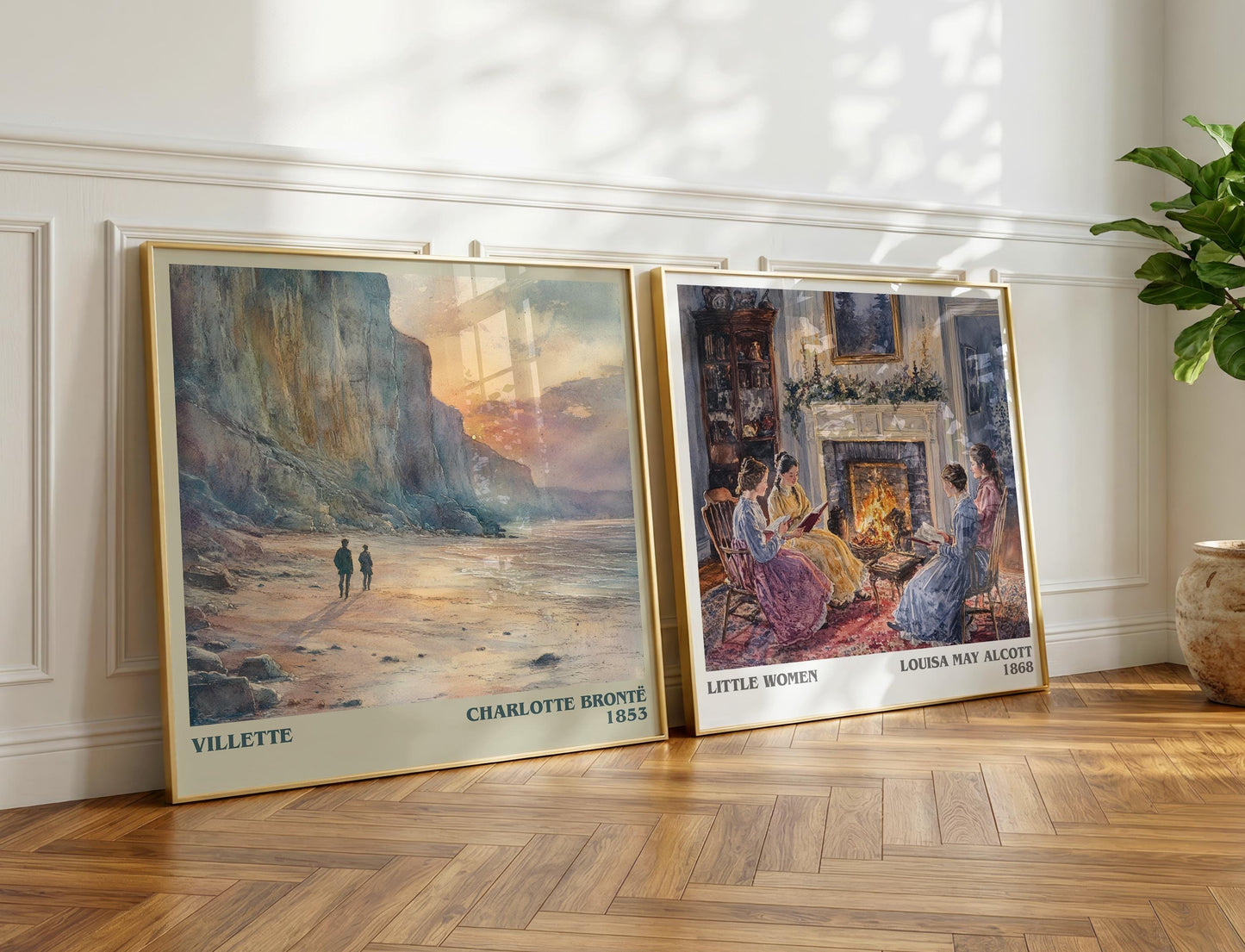 Villette book poster packaging – museum-quality print rolled in protective tube