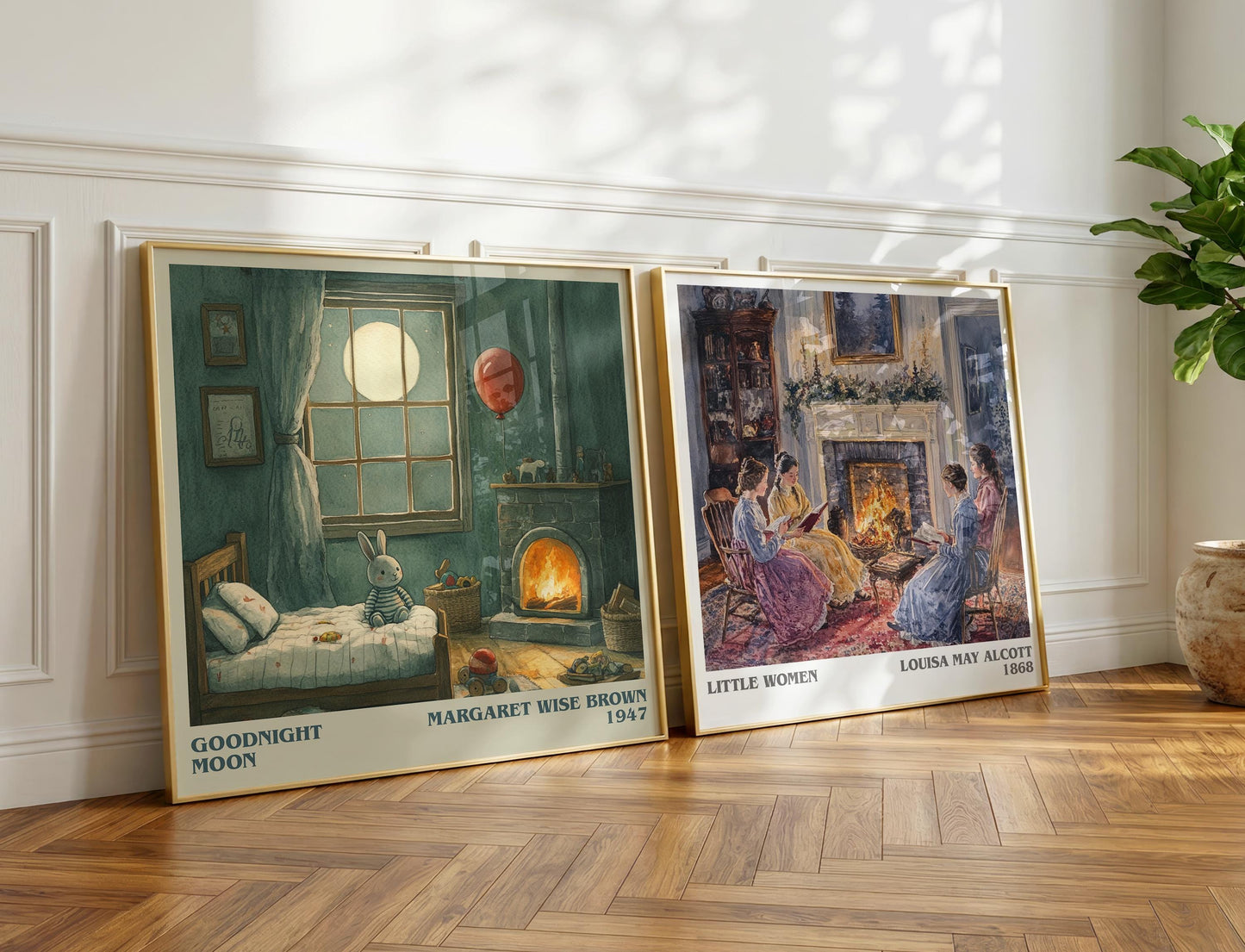 Good Night Moon book poster packaging – museum-quality print rolled in protective tube