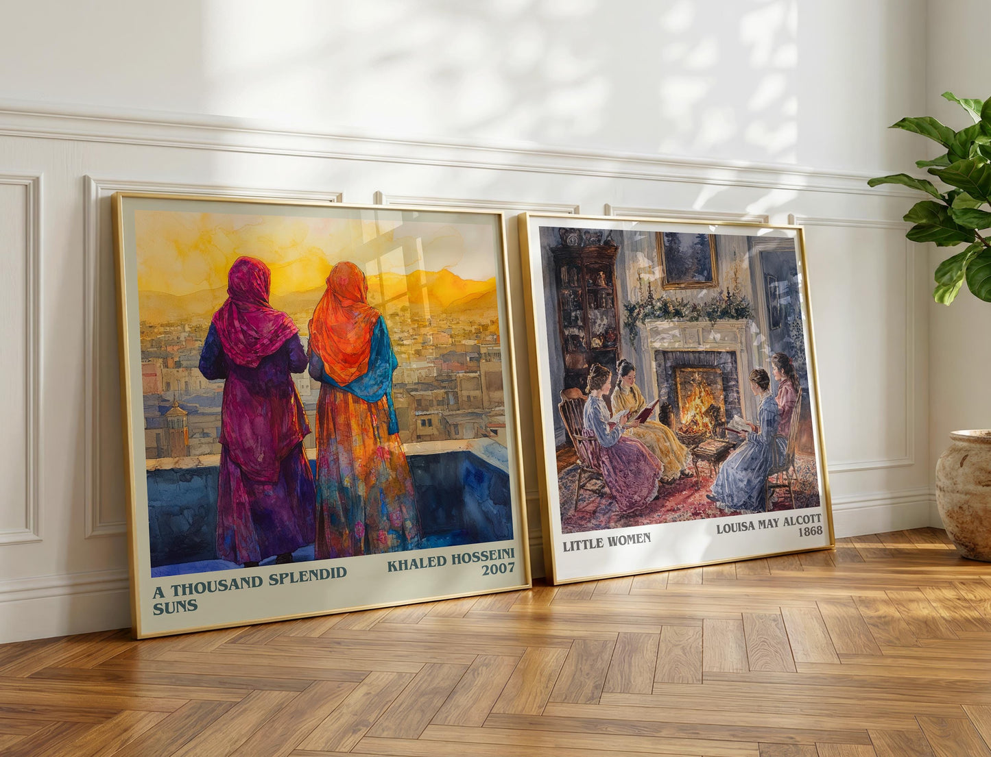 A Thousand Splendid Suns book poster packaging – museum-quality print rolled in protective tube