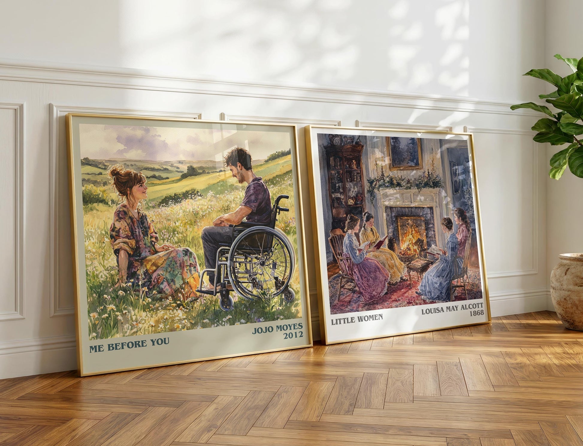 Me Before You book poster packaging – museum-quality print rolled in protective tube
