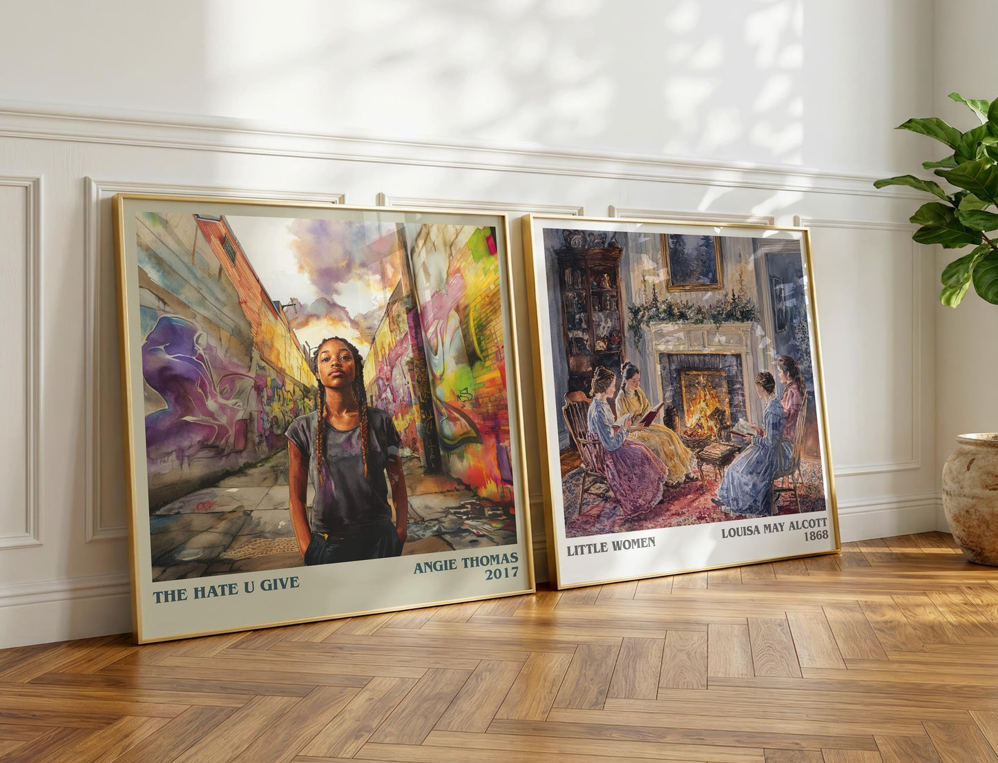 The Hate U Give book poster packaging – museum-quality print rolled in protective tube