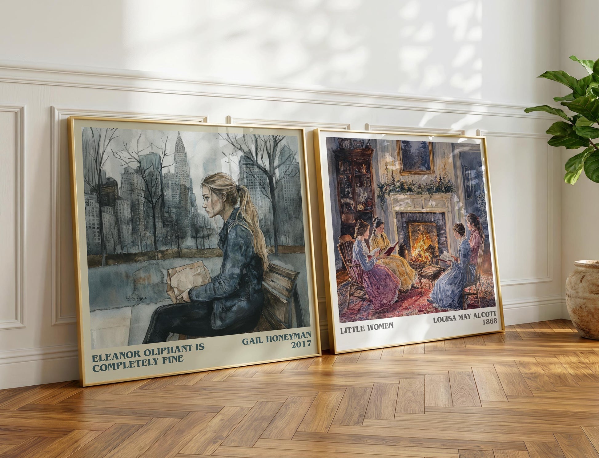 Eleanor Oliphant Is Completely Fine book poster packaging – museum-quality print rolled in protective tube