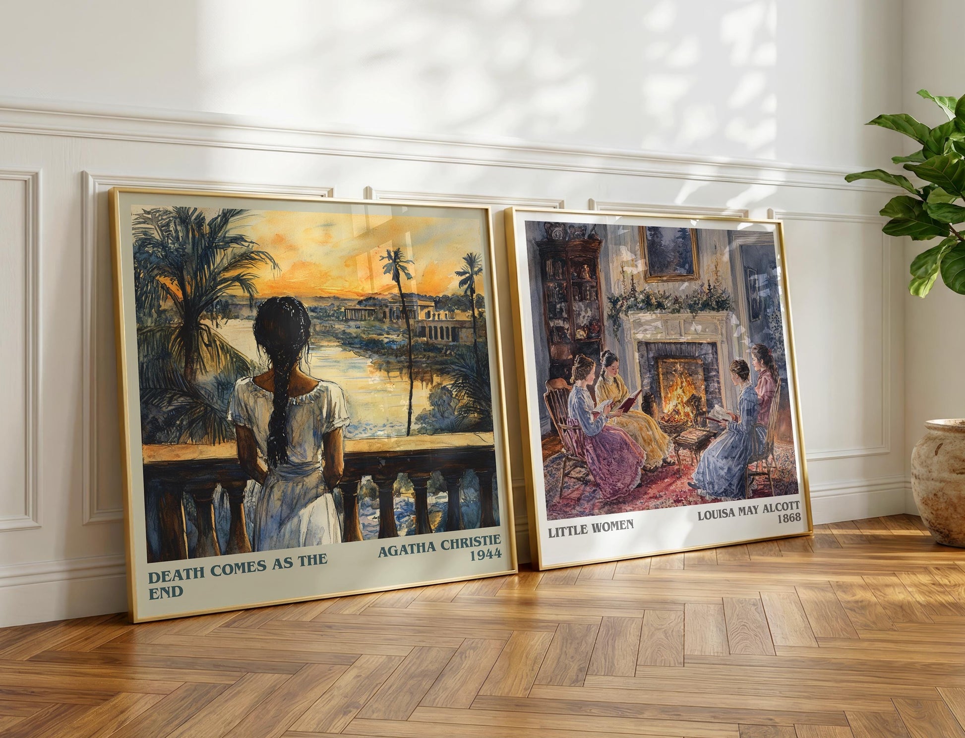 Death Comes as the End book poster packaging – museum-quality print rolled in protective tube