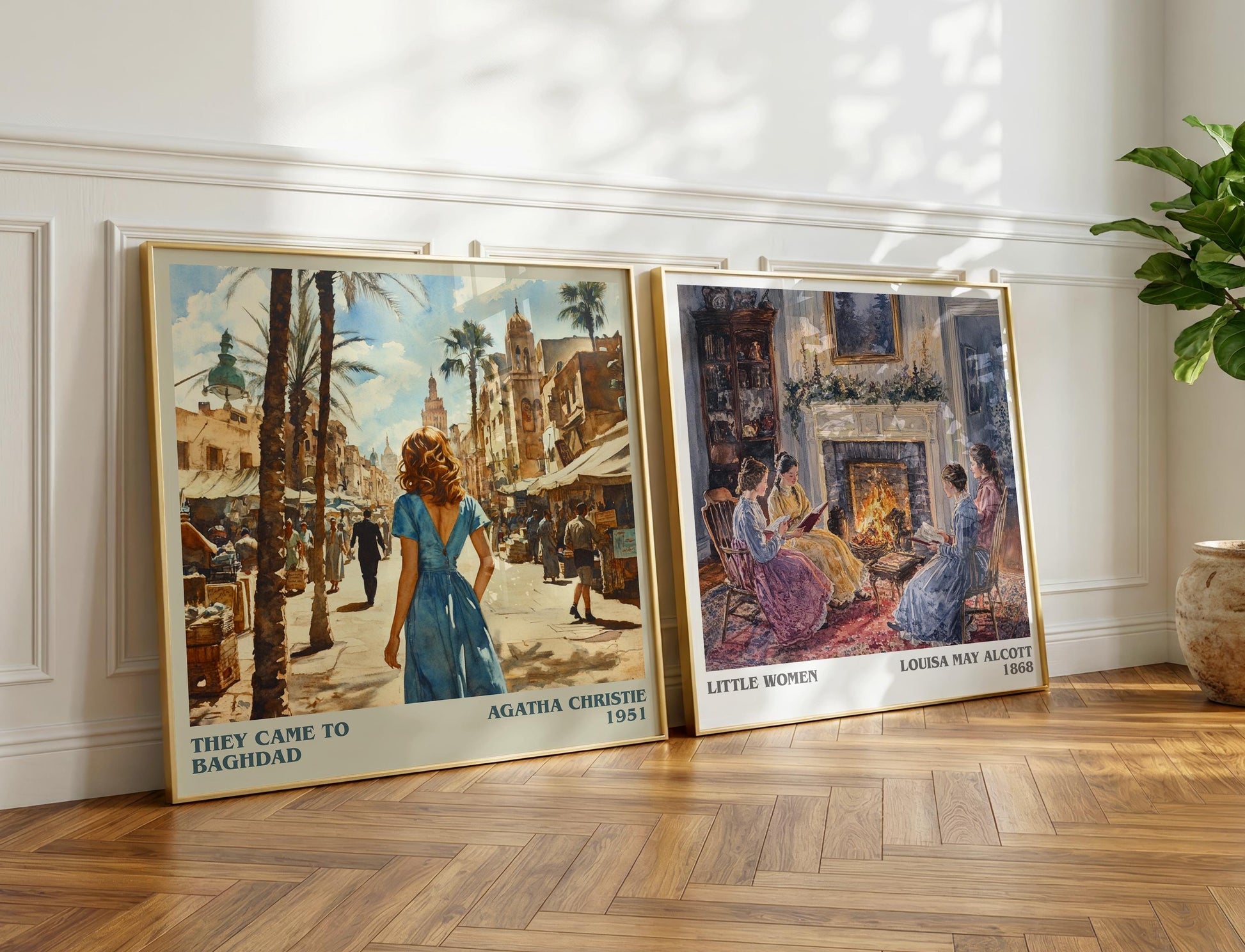 They Came to Baghdad book poster packaging – museum-quality print rolled in protective tube