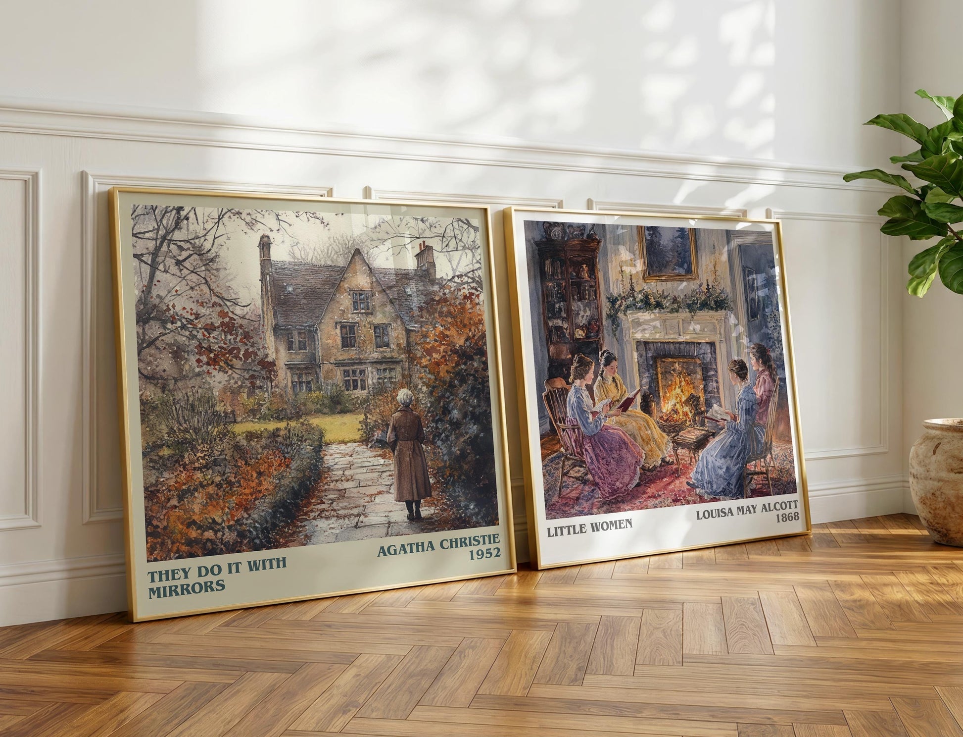 They Do It with Mirrors book poster packaging – museum-quality print rolled in protective tube