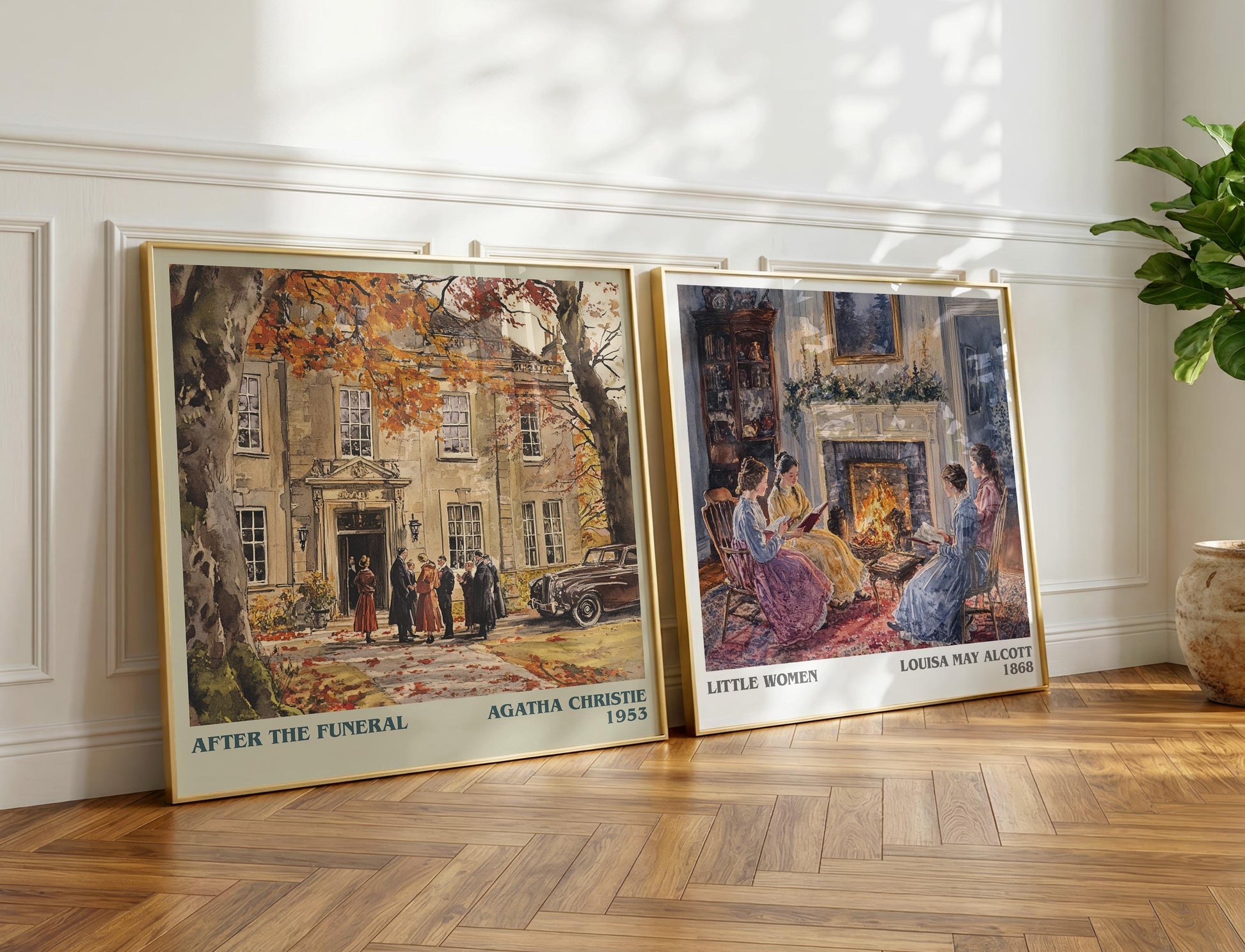 After the Funeral book poster packaging – museum-quality print rolled in protective tube