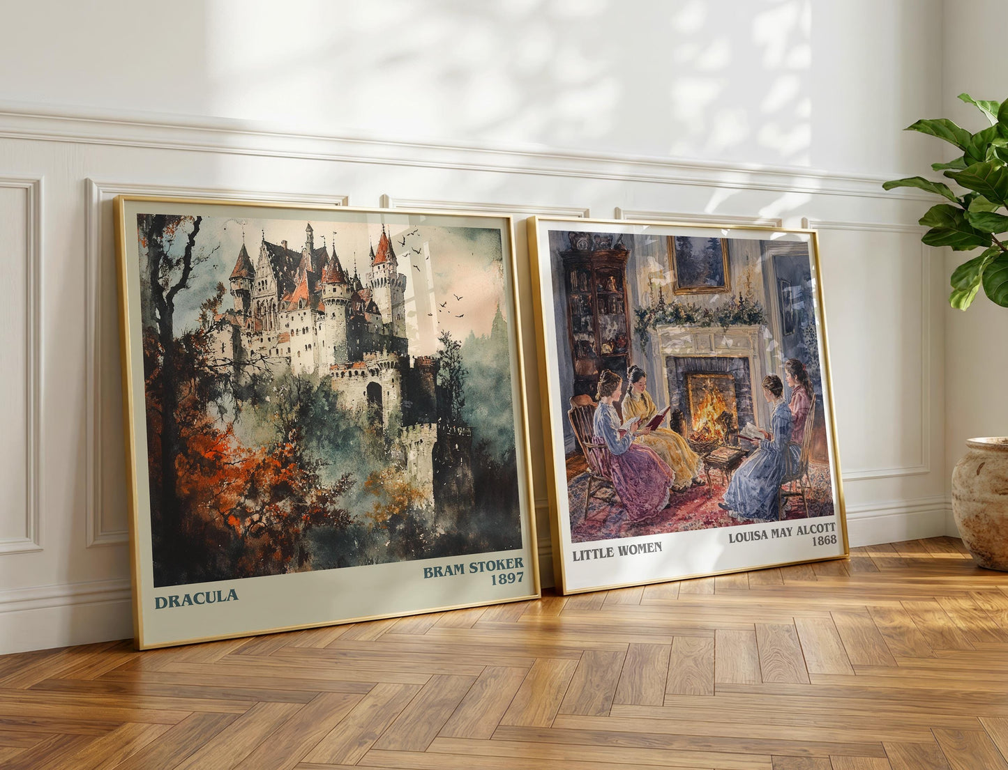 Dracula book poster packaging – museum-quality print rolled in protective tube