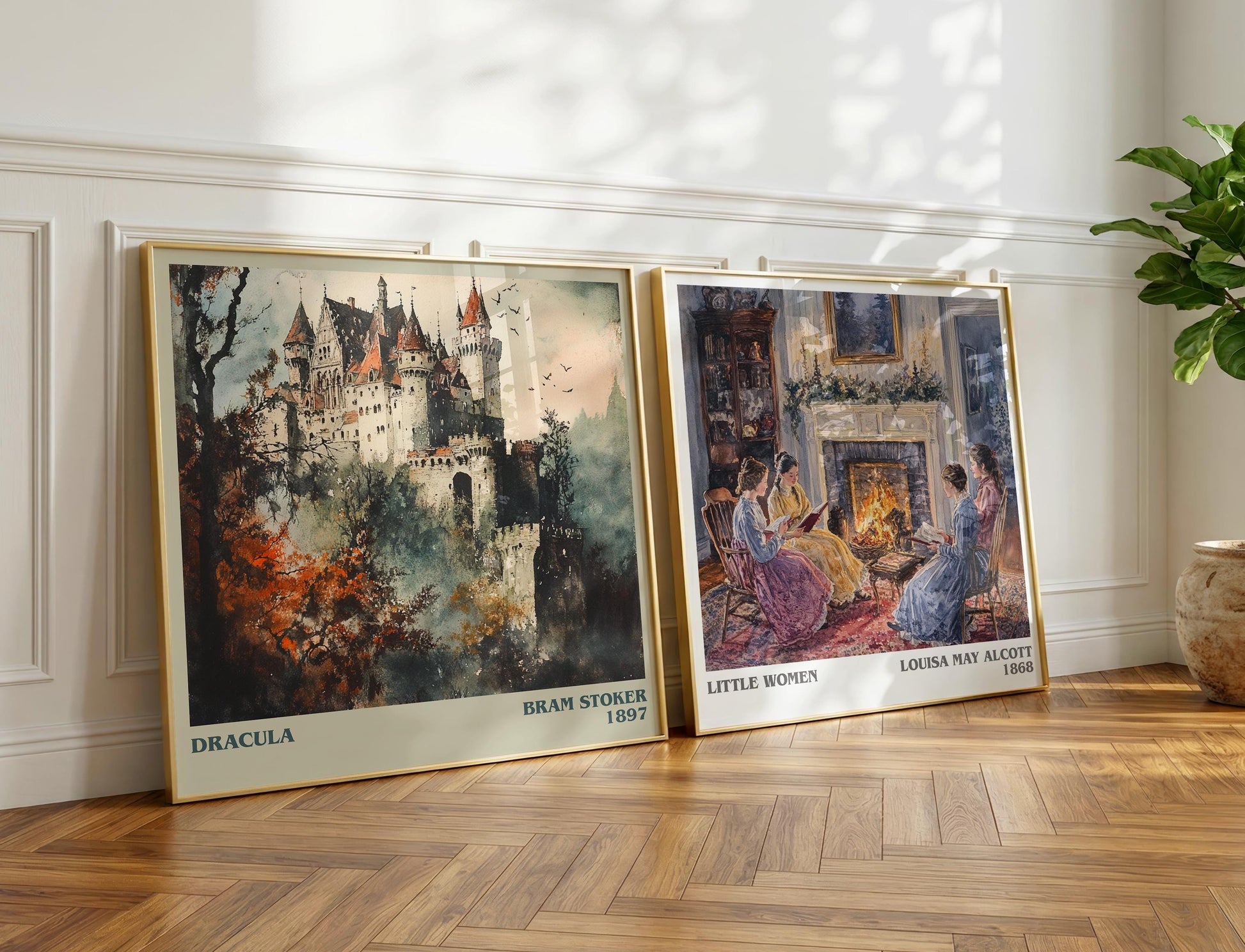 Dracula book poster packaging – museum-quality print rolled in protective tube