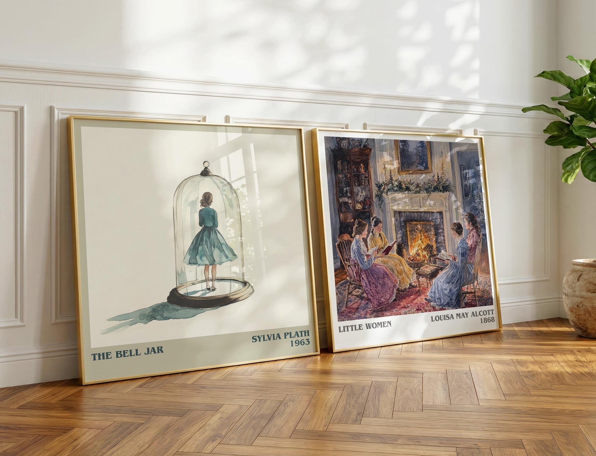 The Bell Jar book poster packaging – museum-quality print rolled in protective tube