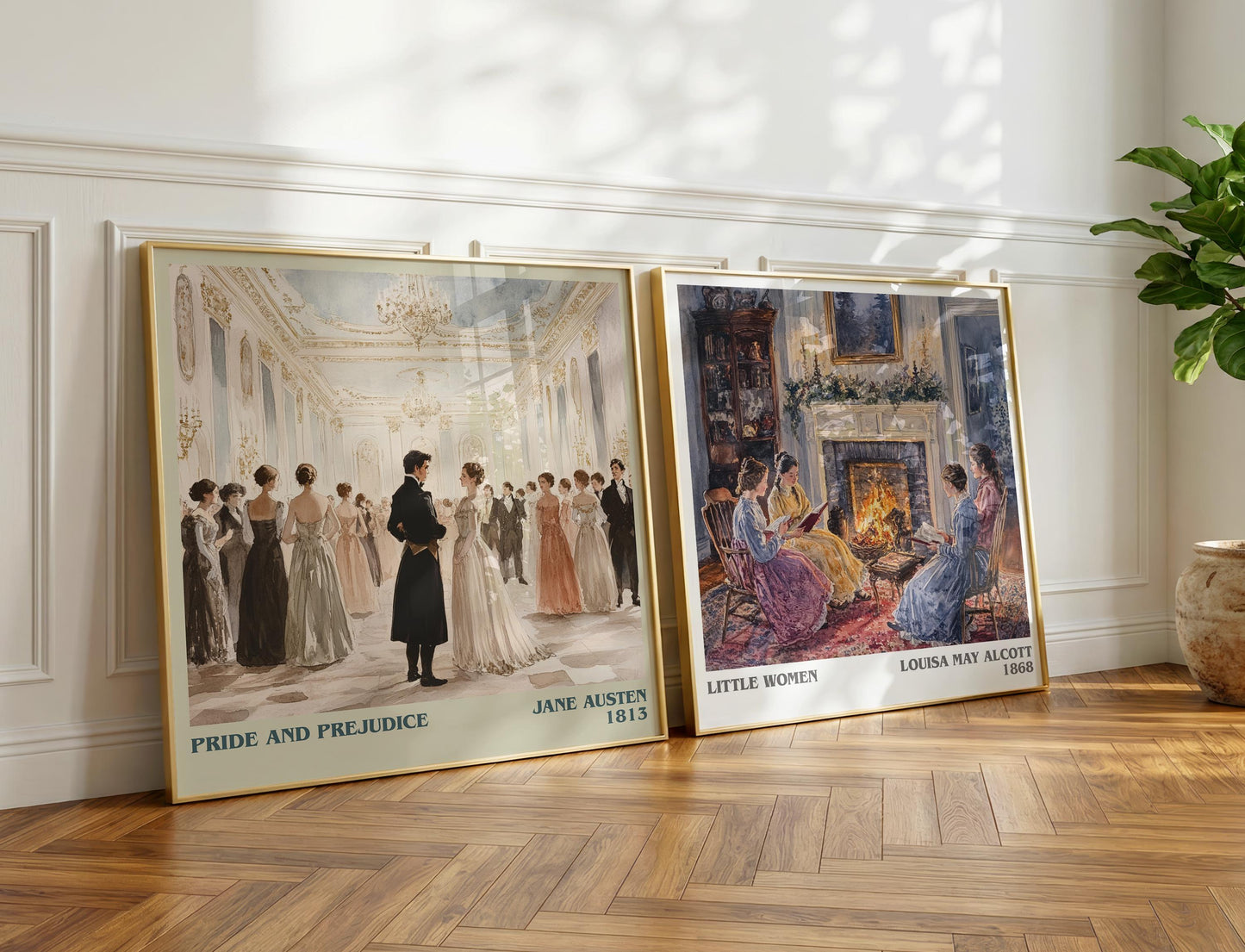 Pride and Prejudice book poster packaging – museum-quality print rolled in protective tube