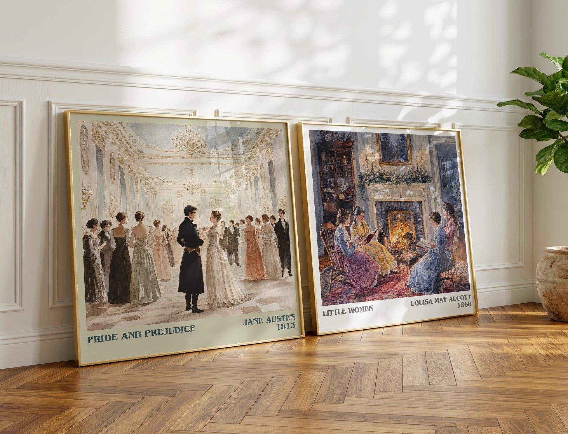 Pride and Prejudice book poster packaging – museum-quality print rolled in protective tube