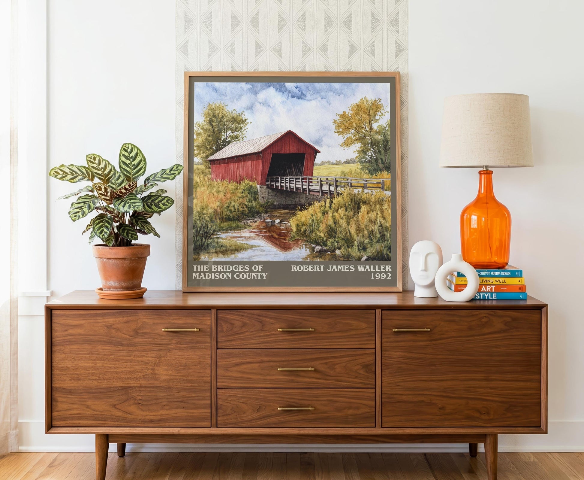 The Bridges of Madison County literary literary print detail – Robert James Waller book art