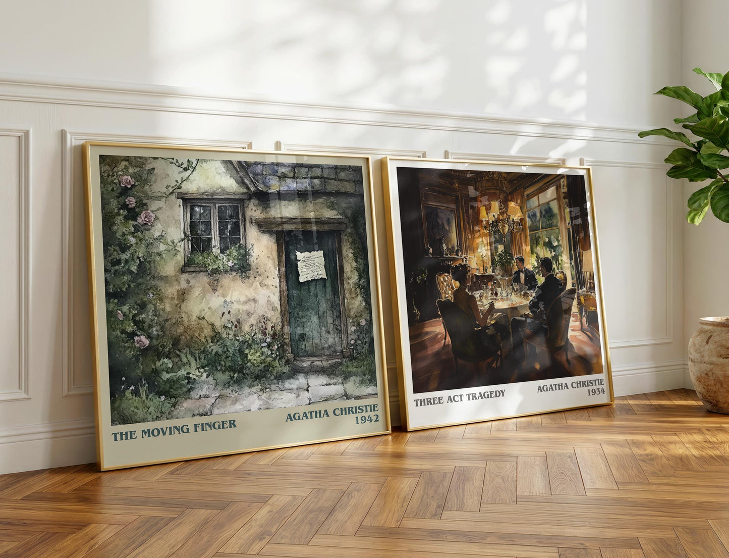 The Moving Finger book poster packaging – museum-quality print rolled in protective tube