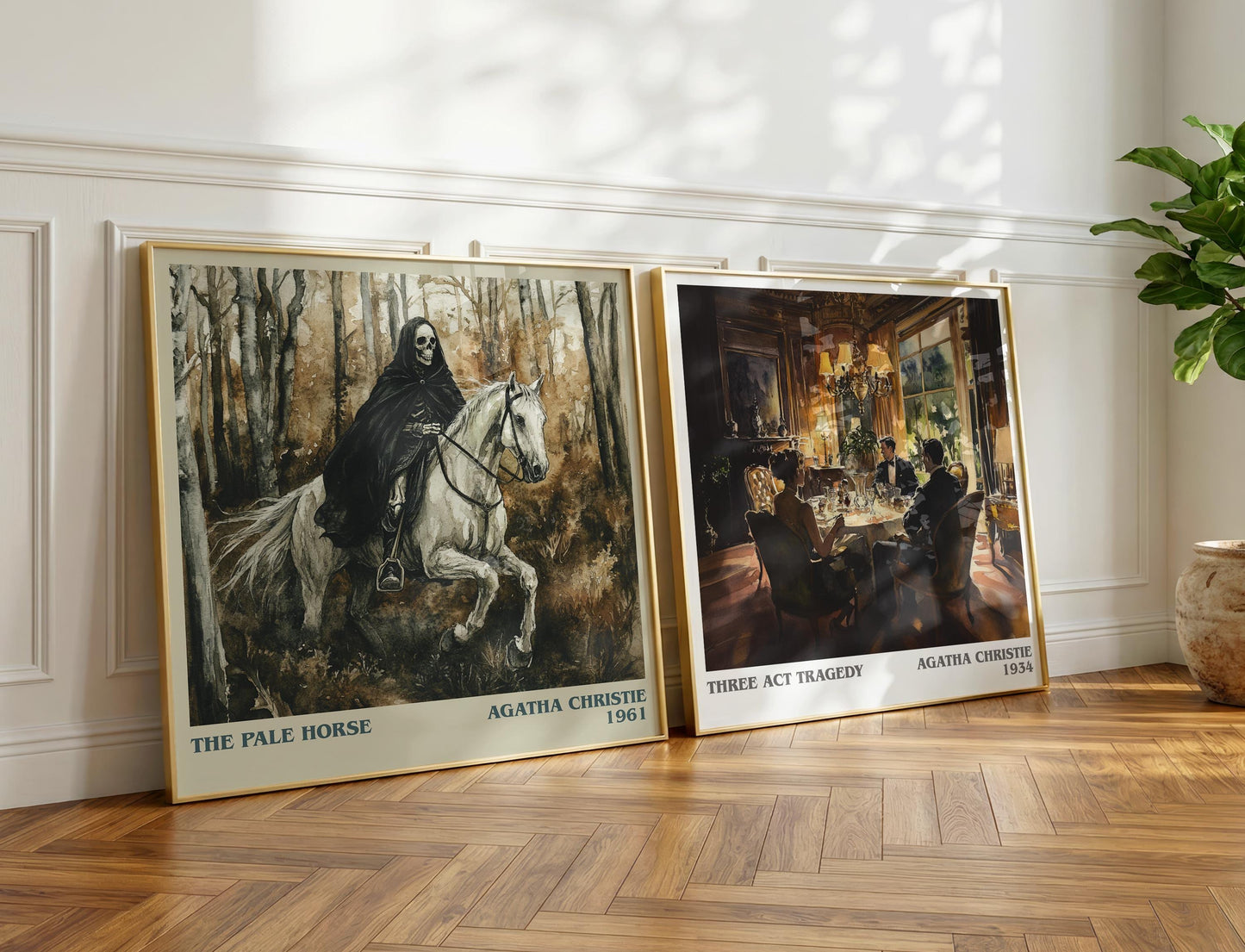 The Pale Horse book poster packaging – museum-quality print rolled in protective tube