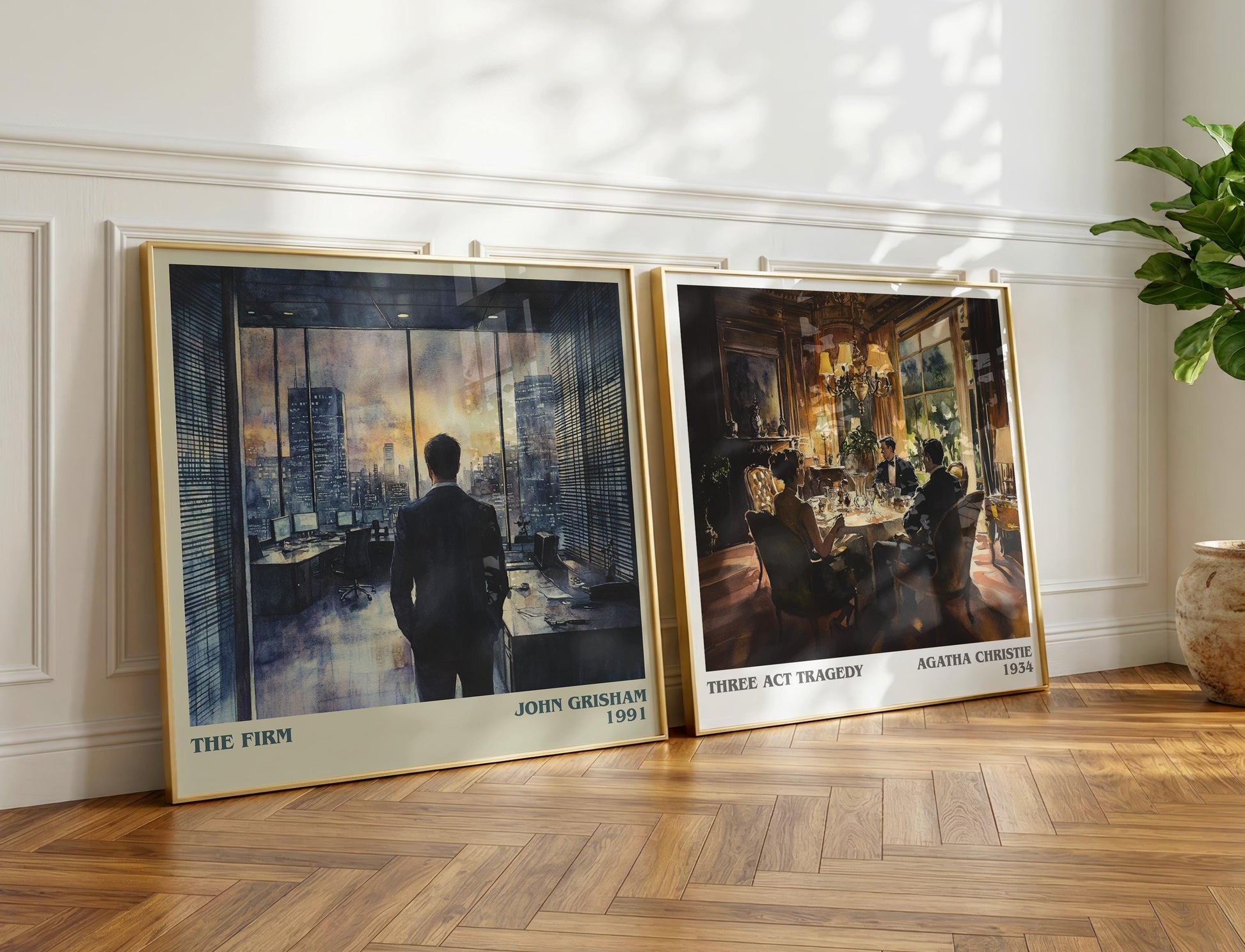 The Firm book poster packaging – museum-quality print rolled in protective tube
