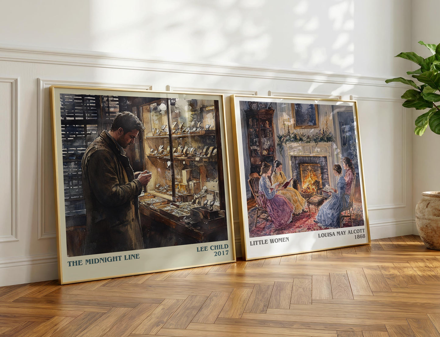 The Midnight Line book poster packaging – museum-quality print rolled in protective tube