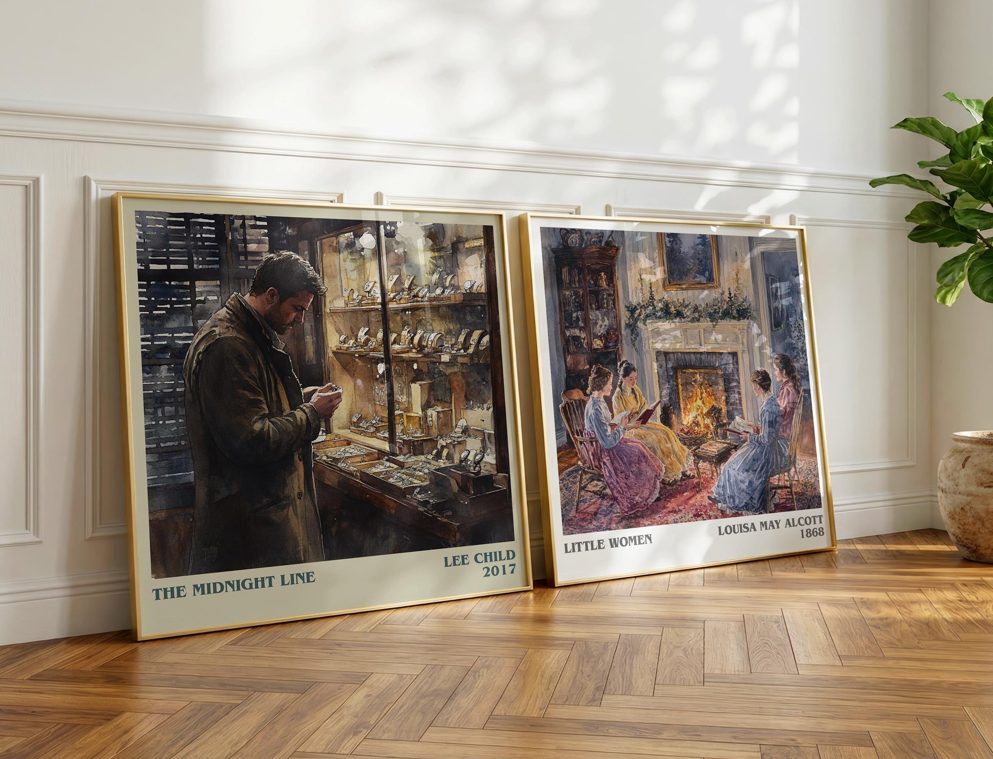 The Midnight Line book poster packaging – museum-quality print rolled in protective tube