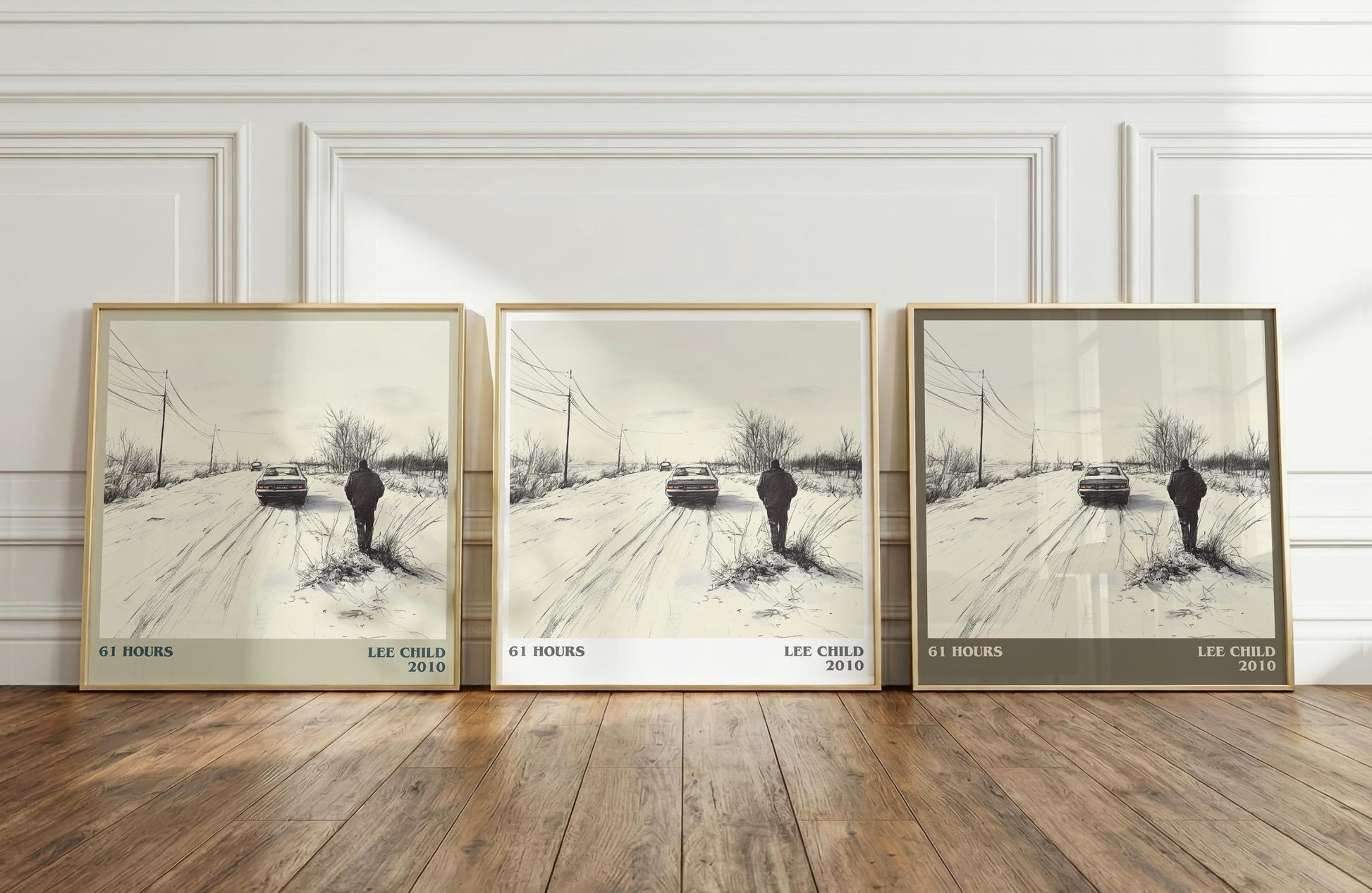 Make Me literary print framed by window – literary home decor