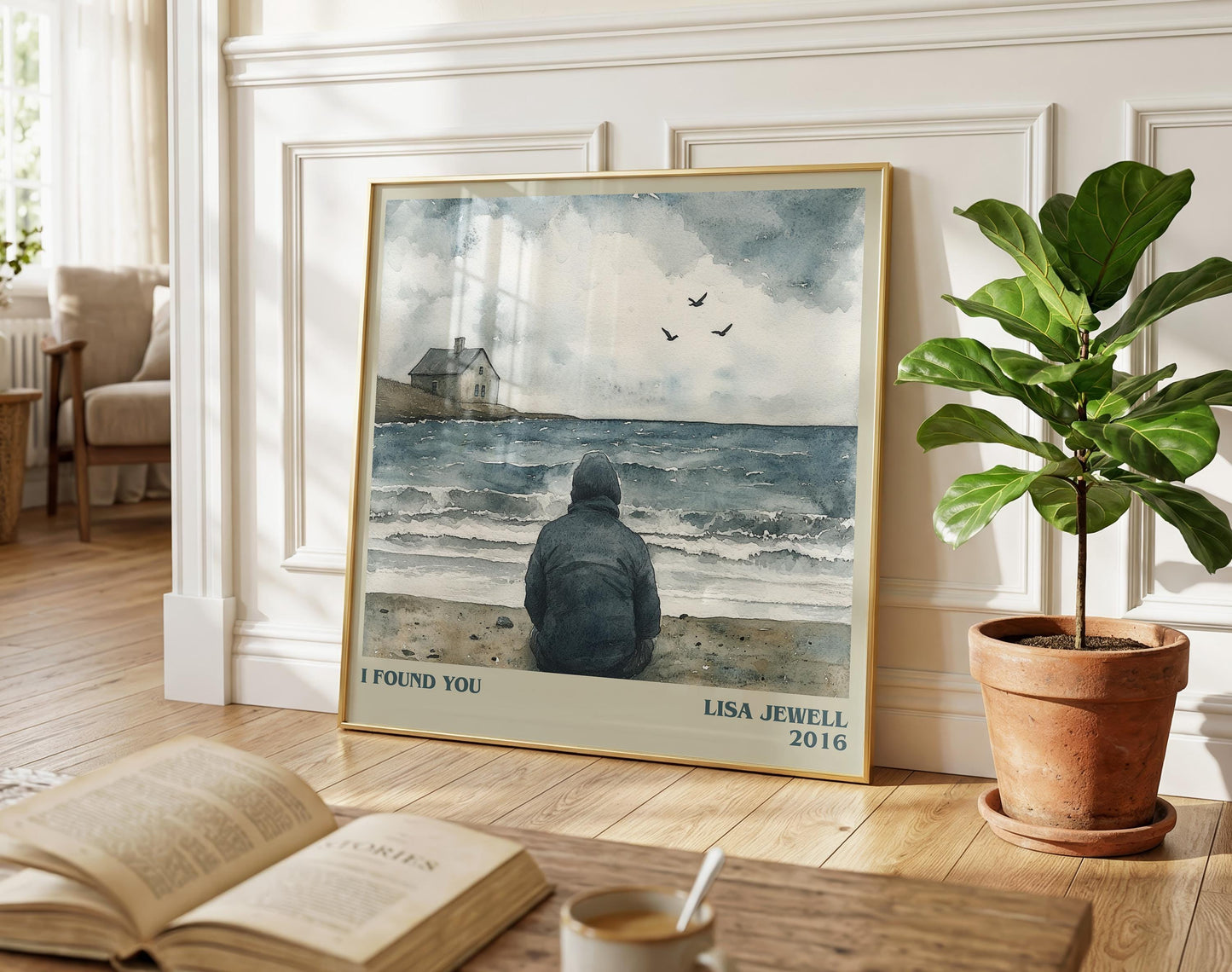 I Found You literary poster paired in gallery wall – literary art prints