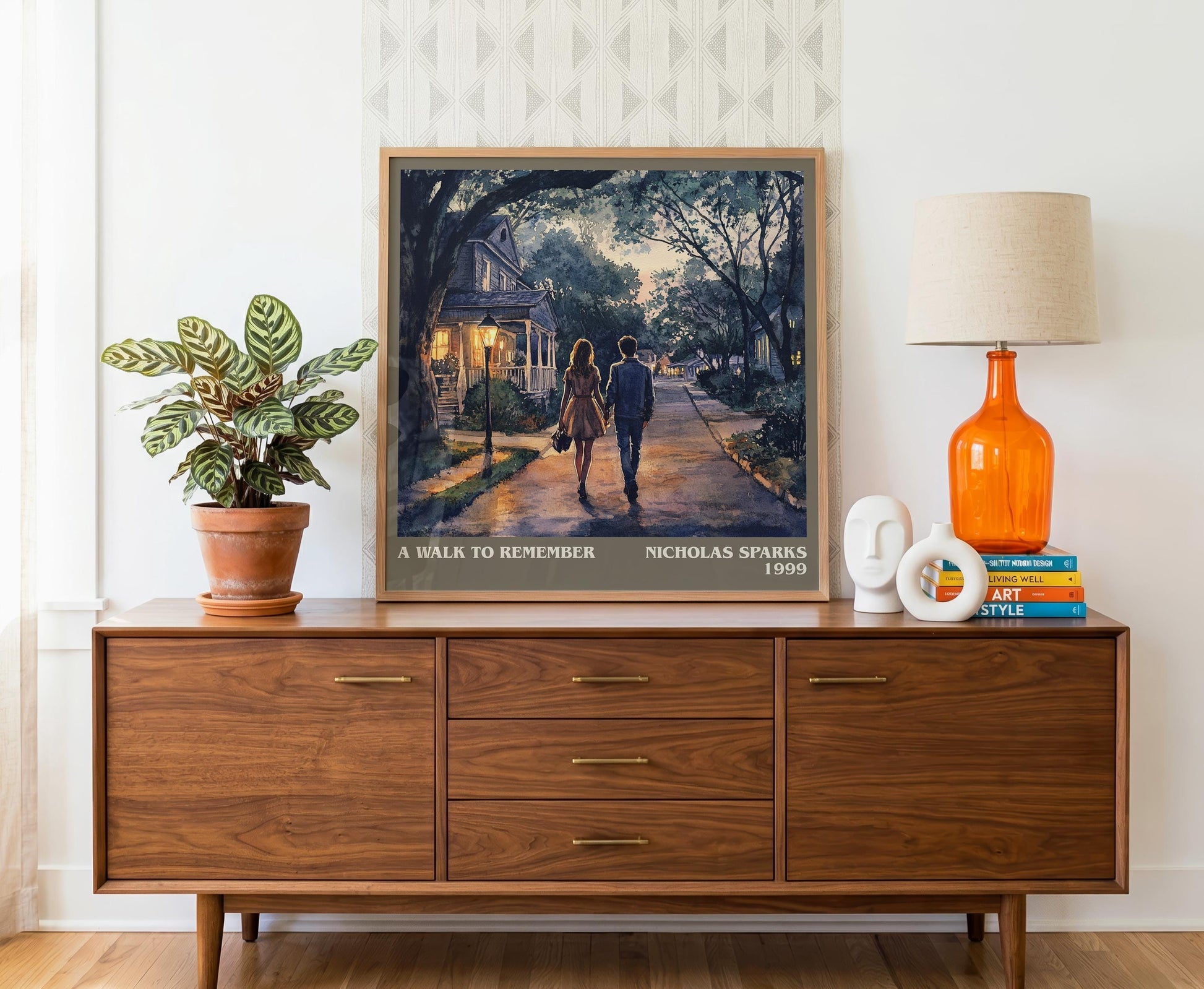 A Walk to Remember literary literary print detail – Nicholas Sparks book art